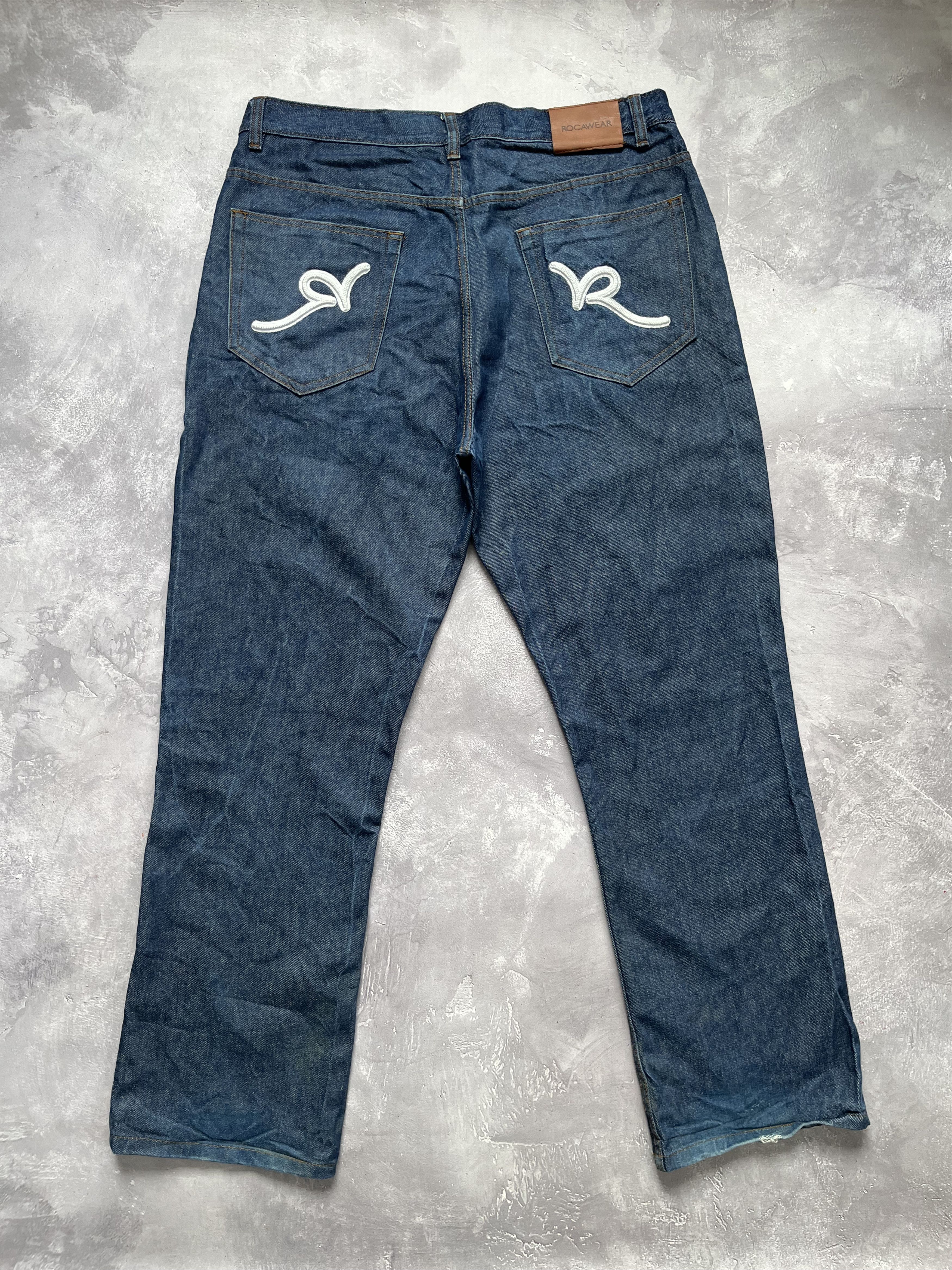 Rocawear Rocawear Jeans Blue Loose Fit Hip Hop Skate Y2K Vintage Size US 40 / EU 56 - 1 Thumbnail