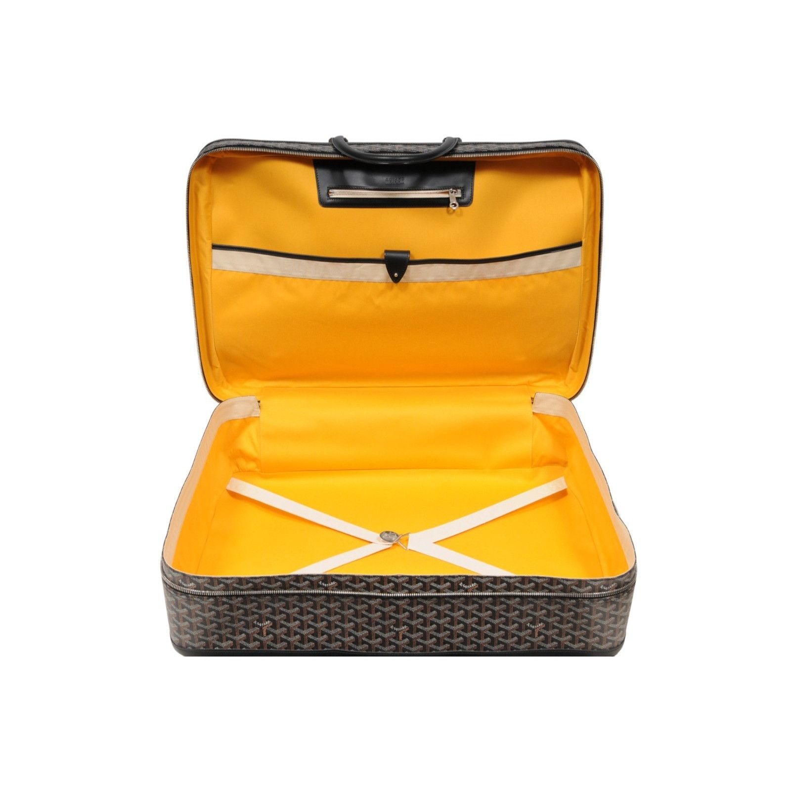 Goyard Black Goyardine Canvas Leather Majordome 60 Travel Size ONE SIZE - 13 Thumbnail