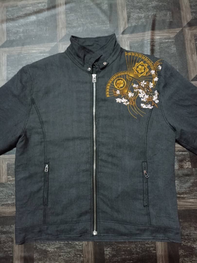 Japanese Brand Sukajan Jacket embroidery spirit of monkey fly Size US XXL / EU 58 / 5 - 3 Thumbnail