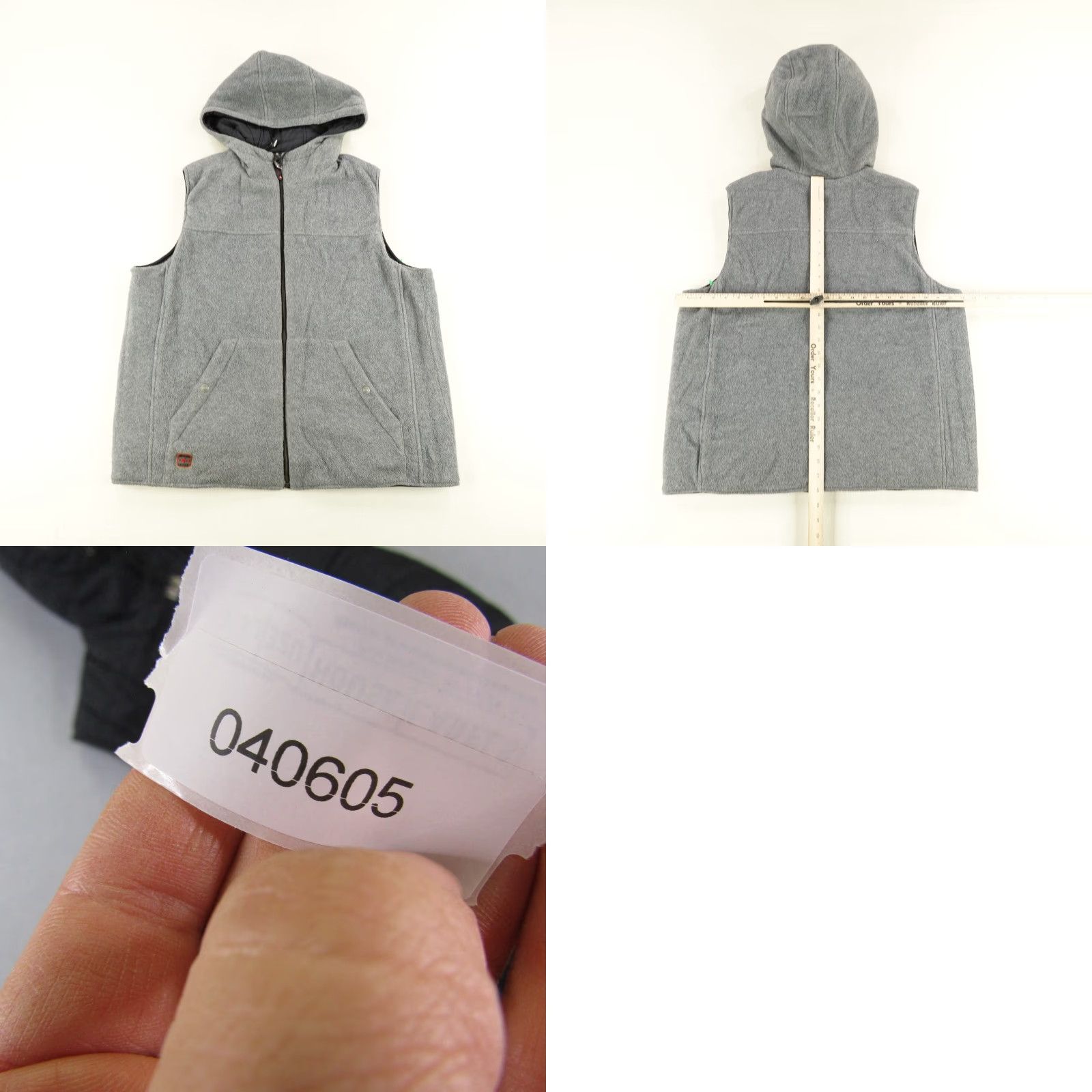 Ralph Lauren Lauren Ralph Lauren Vest Womens Large Black Gray Reversible Puffer Fleece LRL Size L / US 10 / IT 46 - 8 Thumbnail