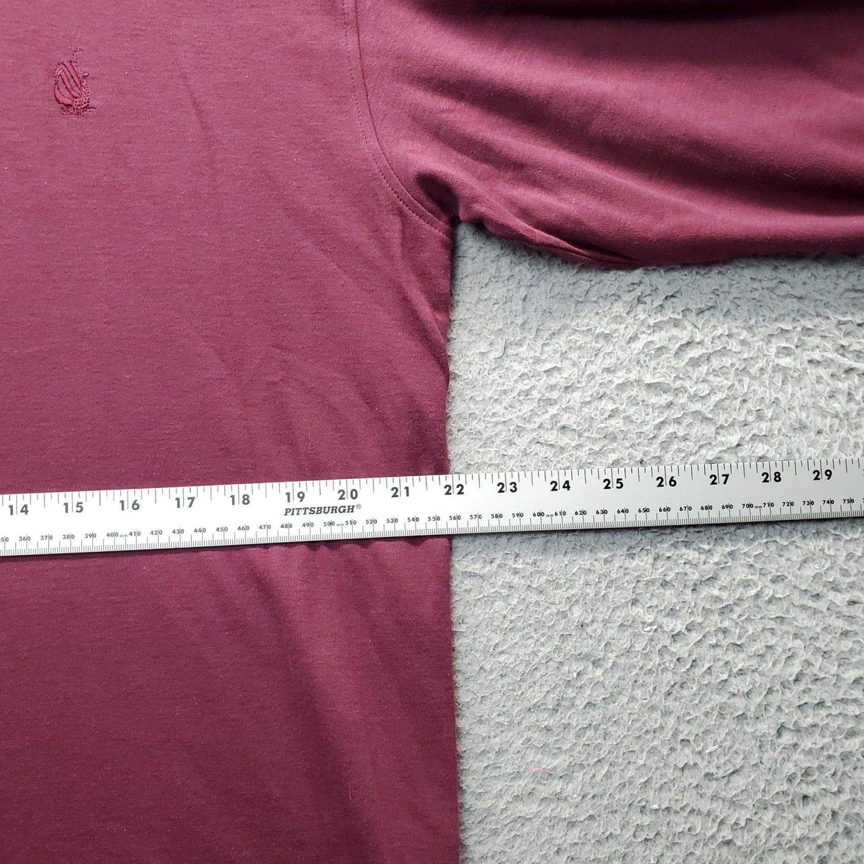 Nautica Nautica Shirt Mens M Burgundy Embroidered Logo Turtle Neck Pullover Size US M / EU 48-50 / 2 - 3 Thumbnail