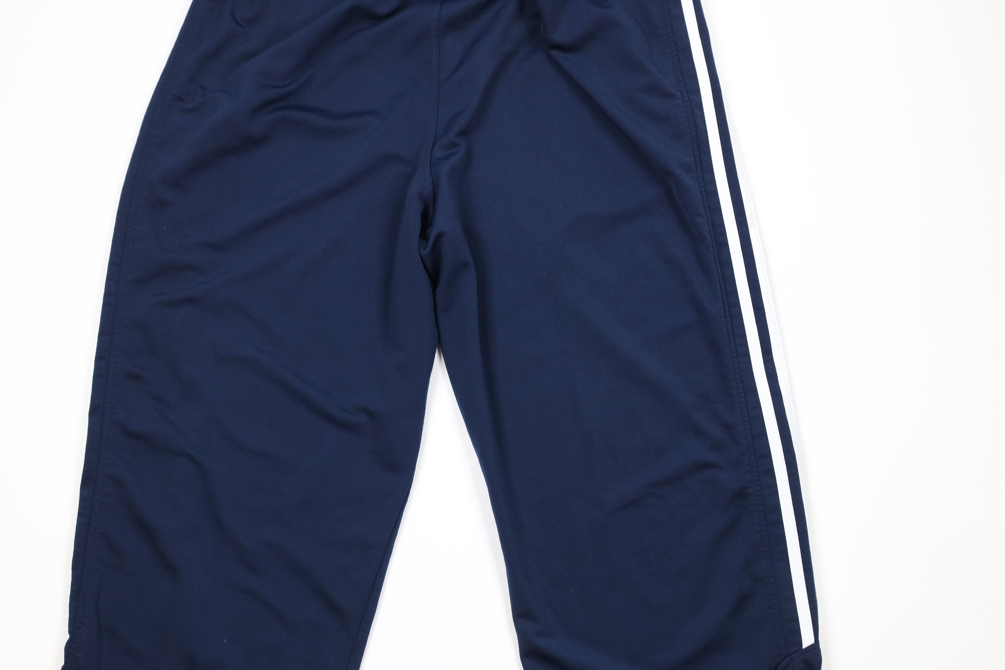 Adidas × Vintage Vintage Adidas Out Striped Wide Leg Sweatpants Pants Blue Size US 38 / EU 54 - 12 Thumbnail