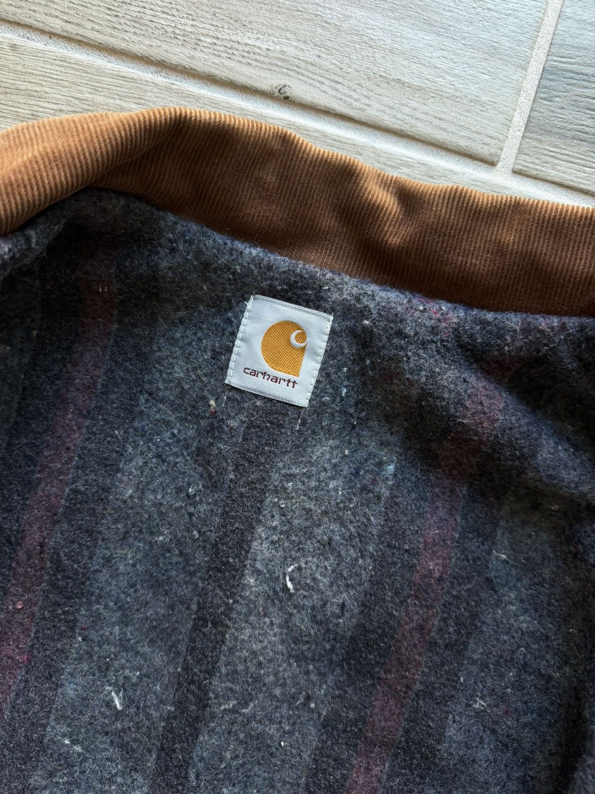 Carhartt Crazy Rare Vintage Distressed Carhartt Button WorkwearJacket Size US L / EU 52-54 / 3 - 10 Thumbnail