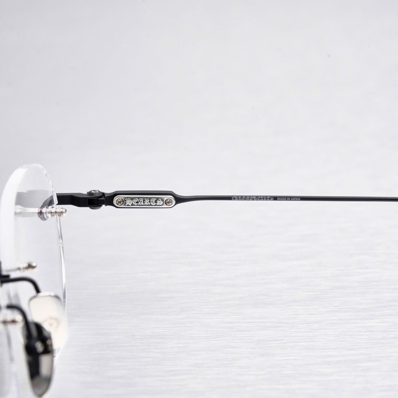 Chrome Hearts CHROME HEARTS SOFFFFFFFFERS I MATTE BLACK/SHINY SILVER GLASSES Size ONE SIZE - 4 Thumbnail