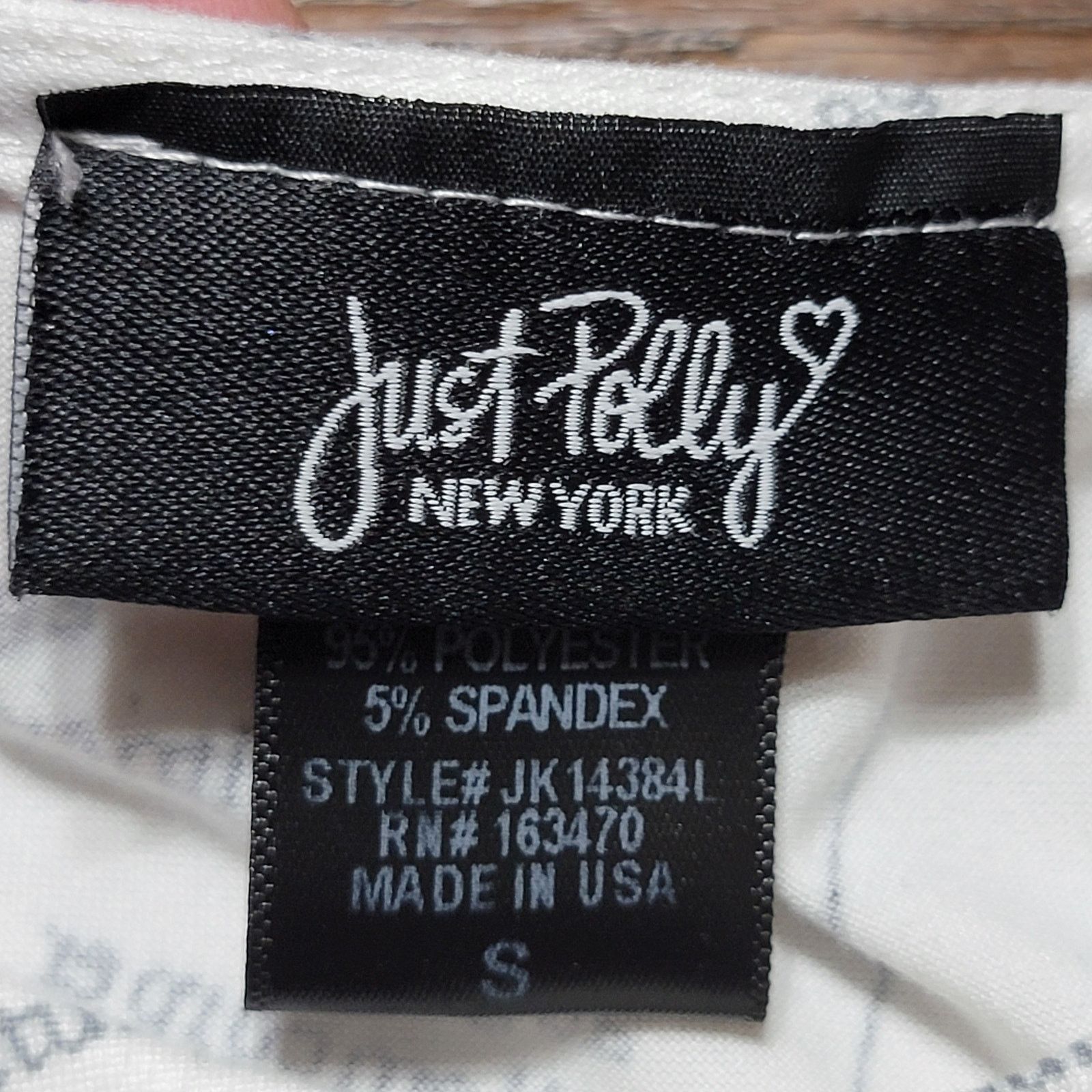 Other Just Polly Womens Body Suit "Olden Times Newspaper" -Small Size S / US 4 / IT 40 - 4 Thumbnail