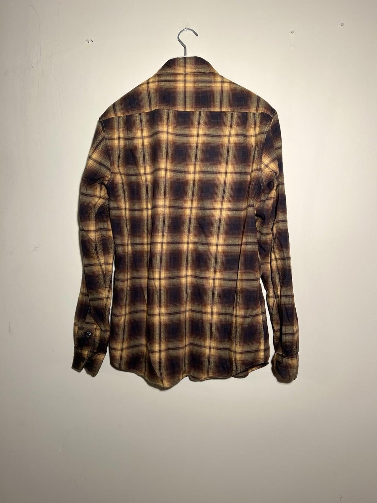 Supreme Pre-Owned SUPREME PLAID SHIRT BROWN LARGE Size US L / EU 52-54 / 3 - 6 Thumbnail