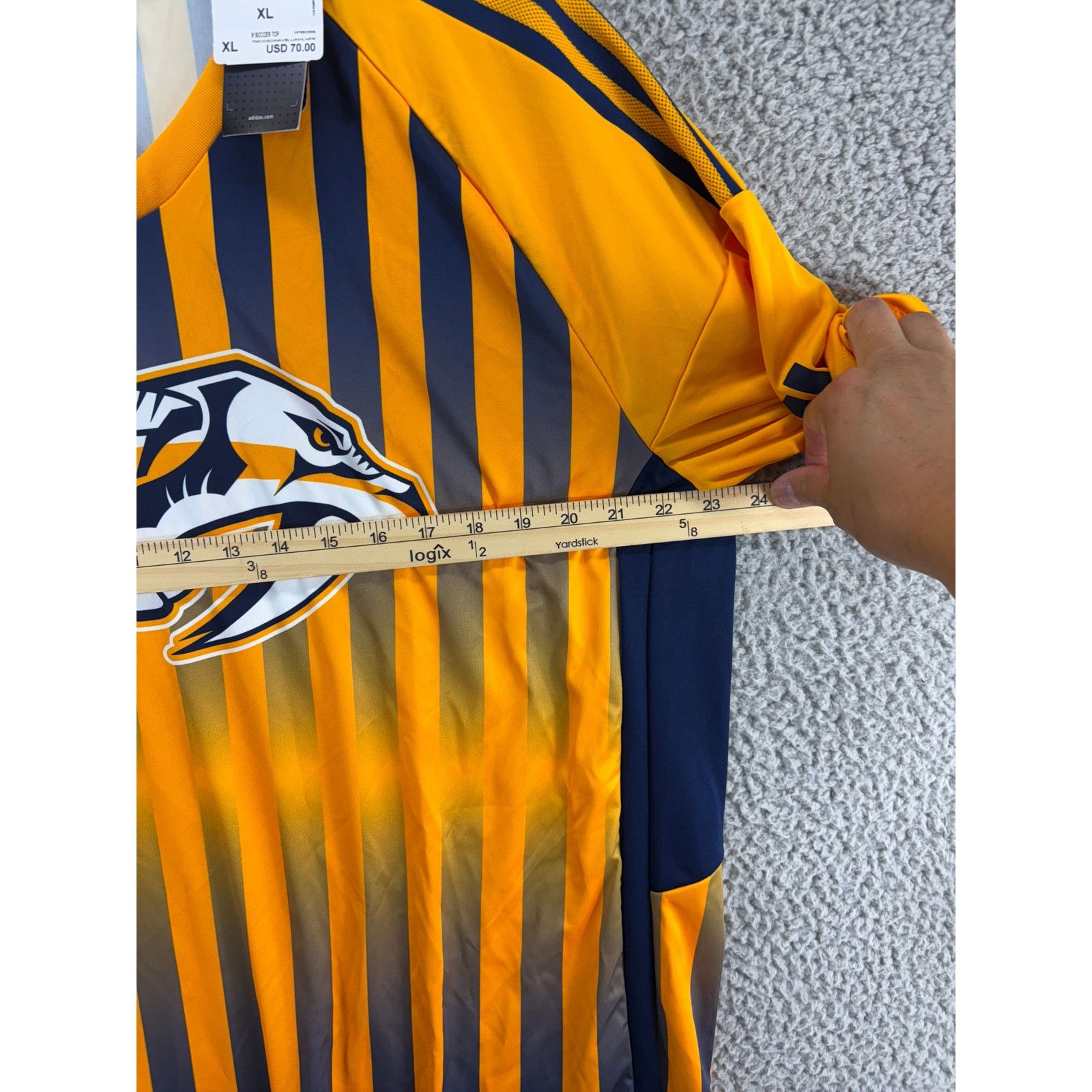 Adidas Adidas x Nashville Predators NHL Jersey T Shirt Mens XL NEW Size US XXL / EU 58 / 5 - 4 Thumbnail