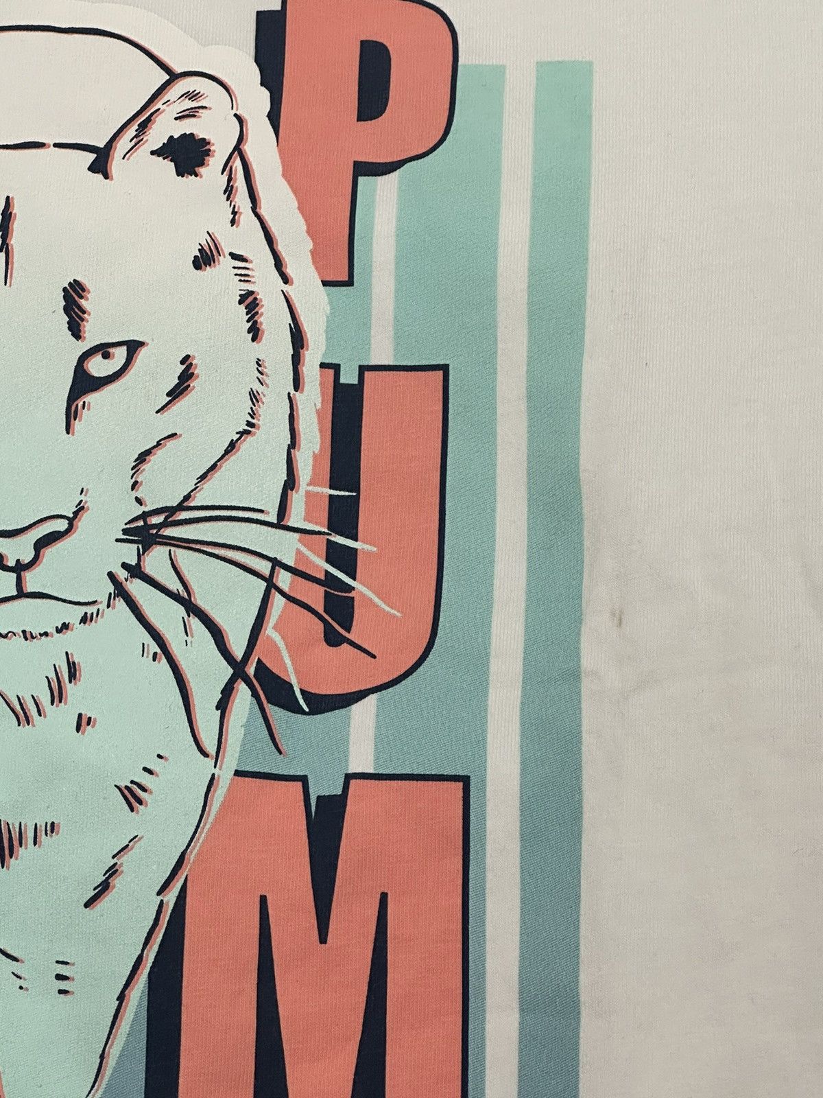Pink Dolphin × Puma PUMA Pink Dolphin 2016 Collab Graphic Shirt Rare 80s Colors Size US M / EU 48-50 / 2 - 5 Thumbnail