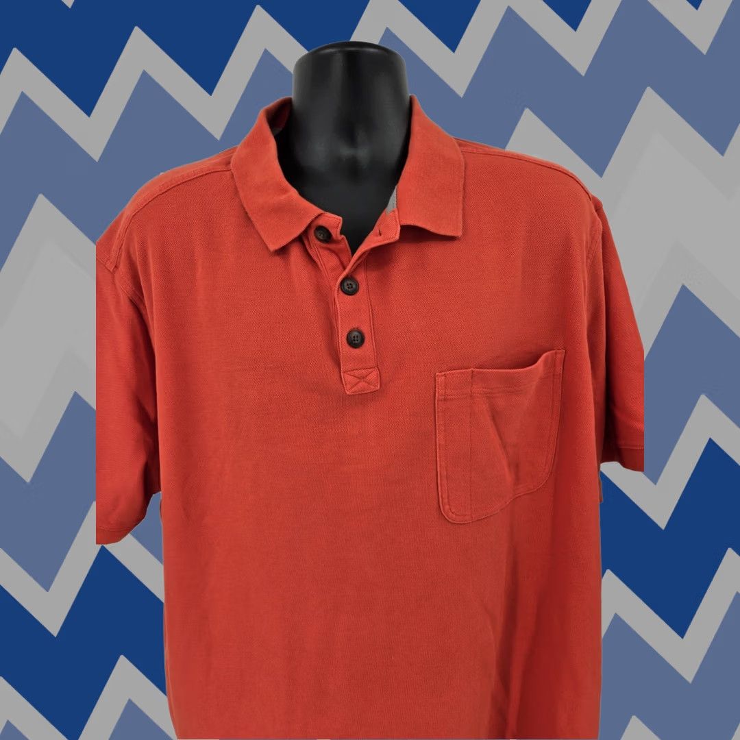 Vintage Duluth Polo Shirt Men 2XL Orange Short Sleeve Polo Shirt Orange Casual Activewear Solid Knit 100% Cotton Mens Size US XXL / EU 58 / 5 - 1 Thumbnail