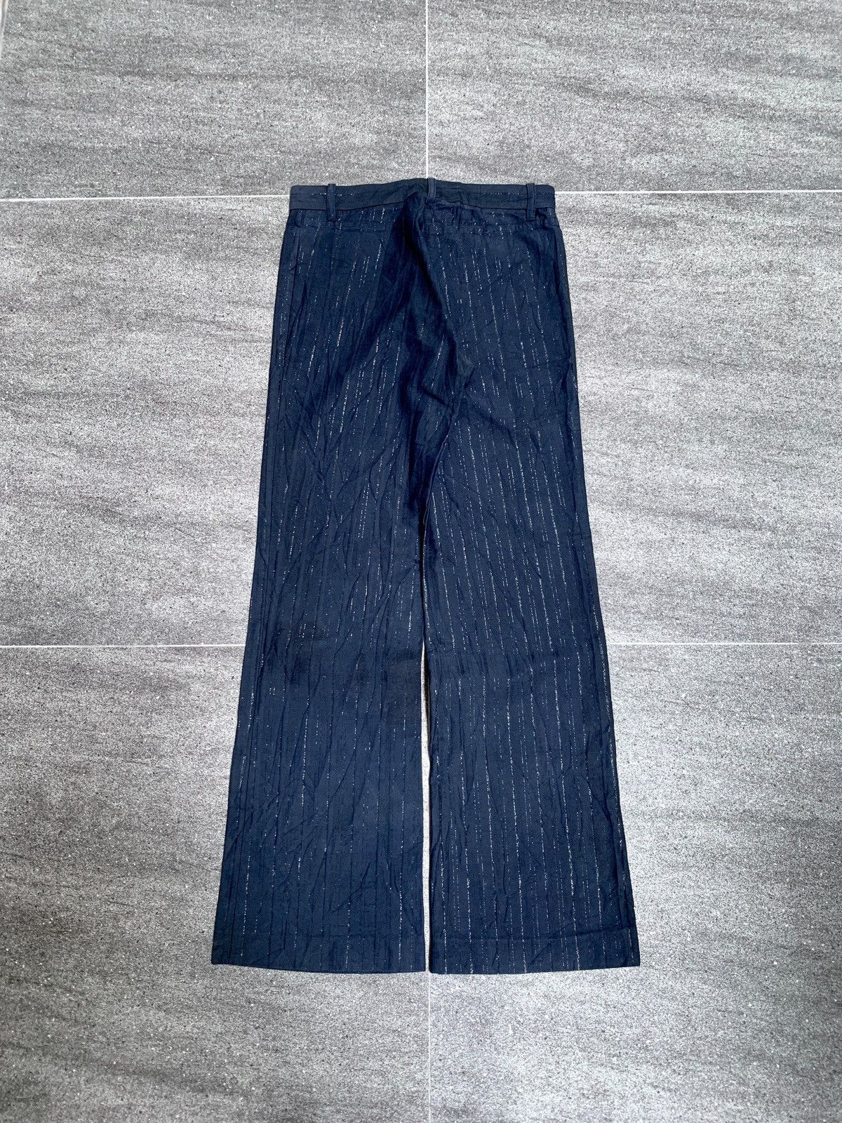 Ann Demeulemeester FREE TAX! Glitter Flared Trousers Size 27" / US 4 / IT 40 - 5 Thumbnail