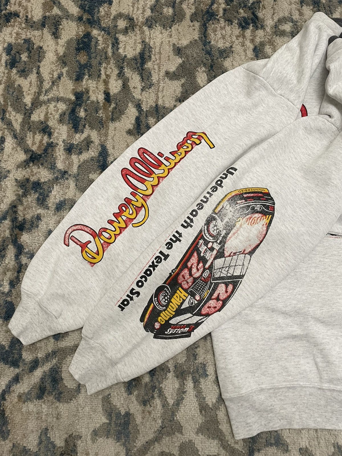 Vintage Vintage 90s Grey Racing NASCAR Sweatshirt Crewneck Texaco Size US XL / EU 56 / 4 - 4 Thumbnail