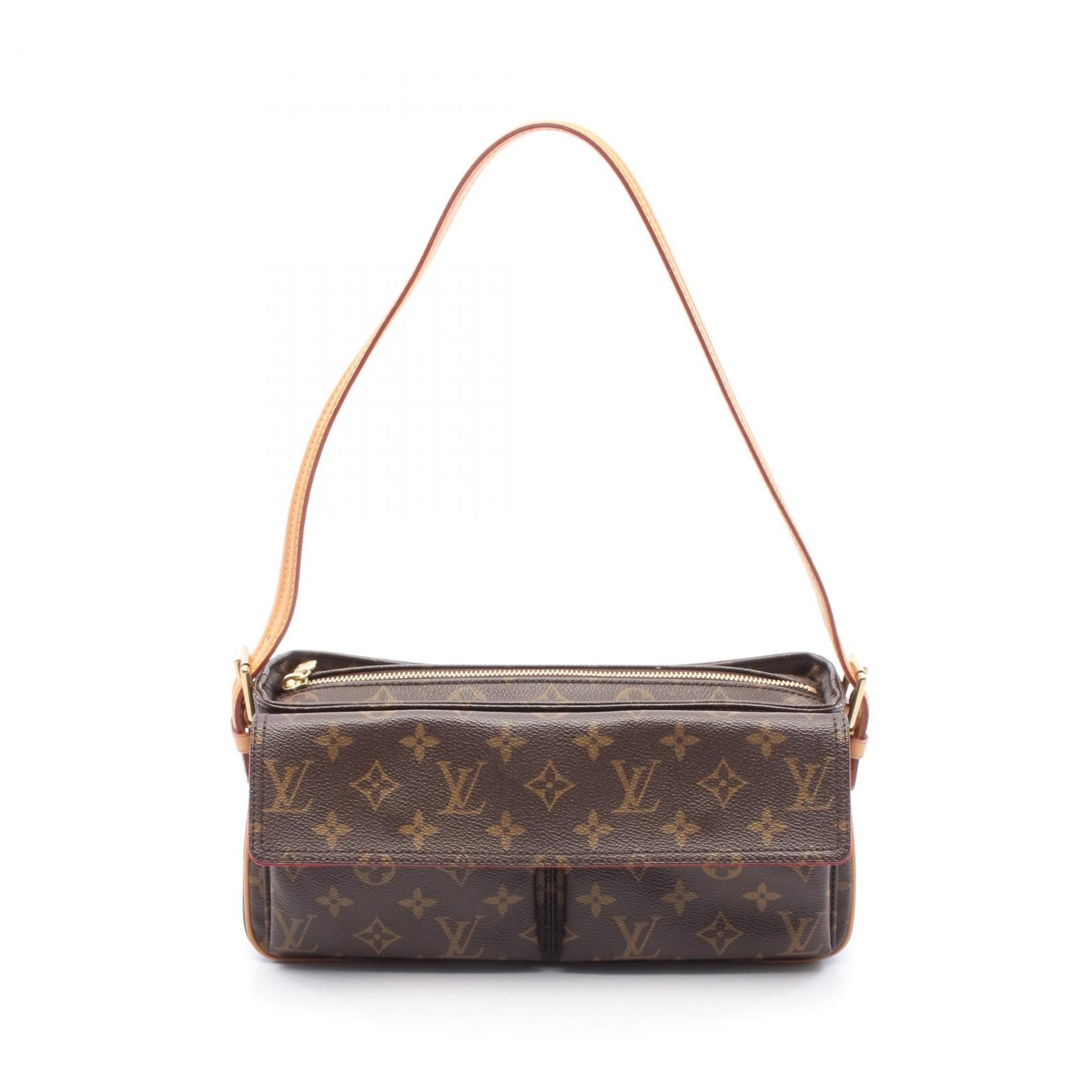 Louis Vuitton Louis Vuitton Viva-Cite Mm Monogram Shoulder Bag Canvas Shoulder Bag M51164 in Brown, Women's