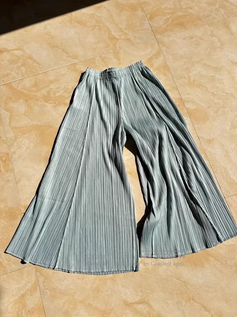 Issey Miyake Issey Miyake size:3 Blue Pants Size 31" - 1 Thumbnail