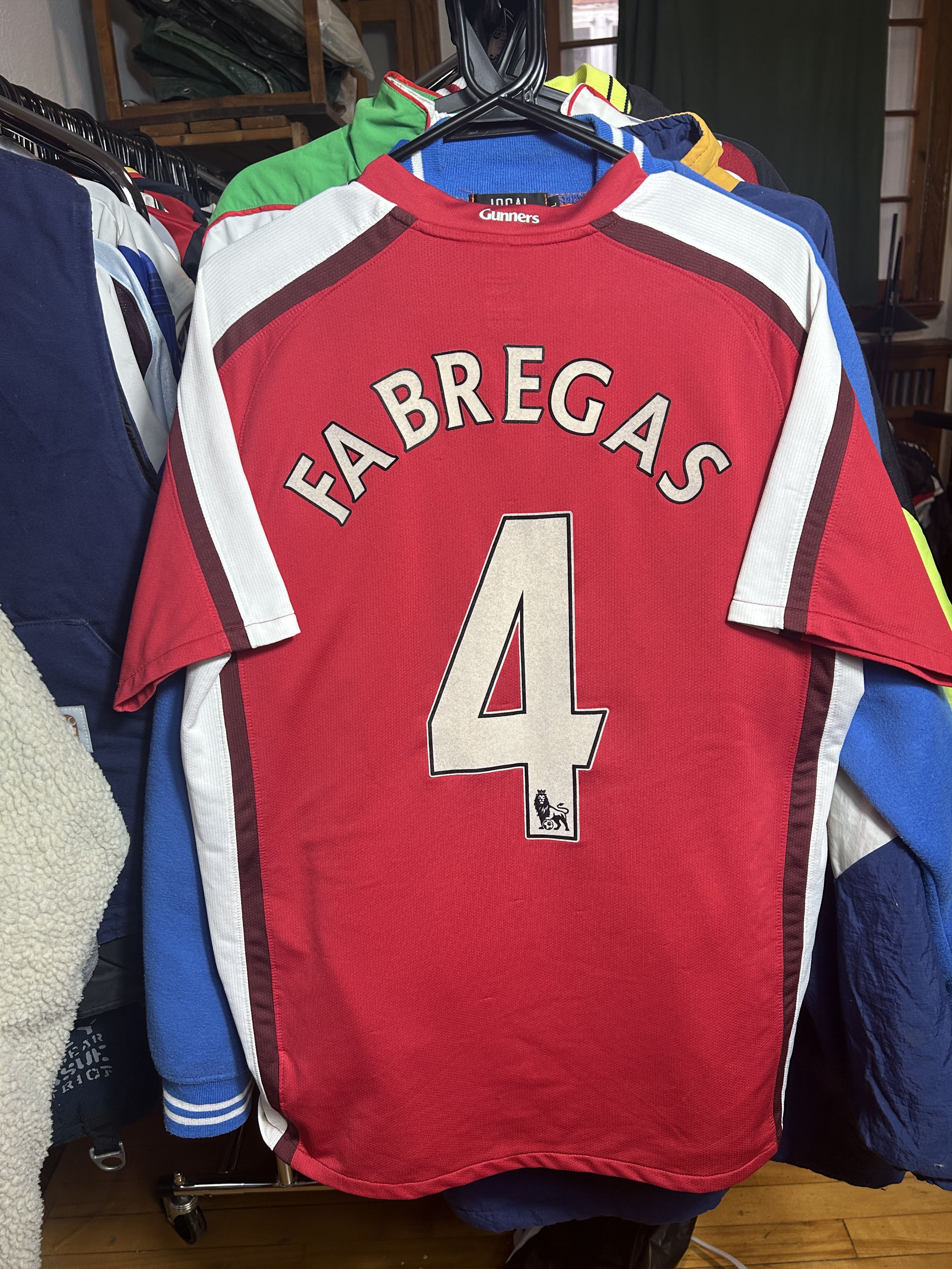 Nike Arsenal 2008/09 Home Jersey #4 Fabregas Size US M / EU 48-50 / 2 - 2 Thumbnail