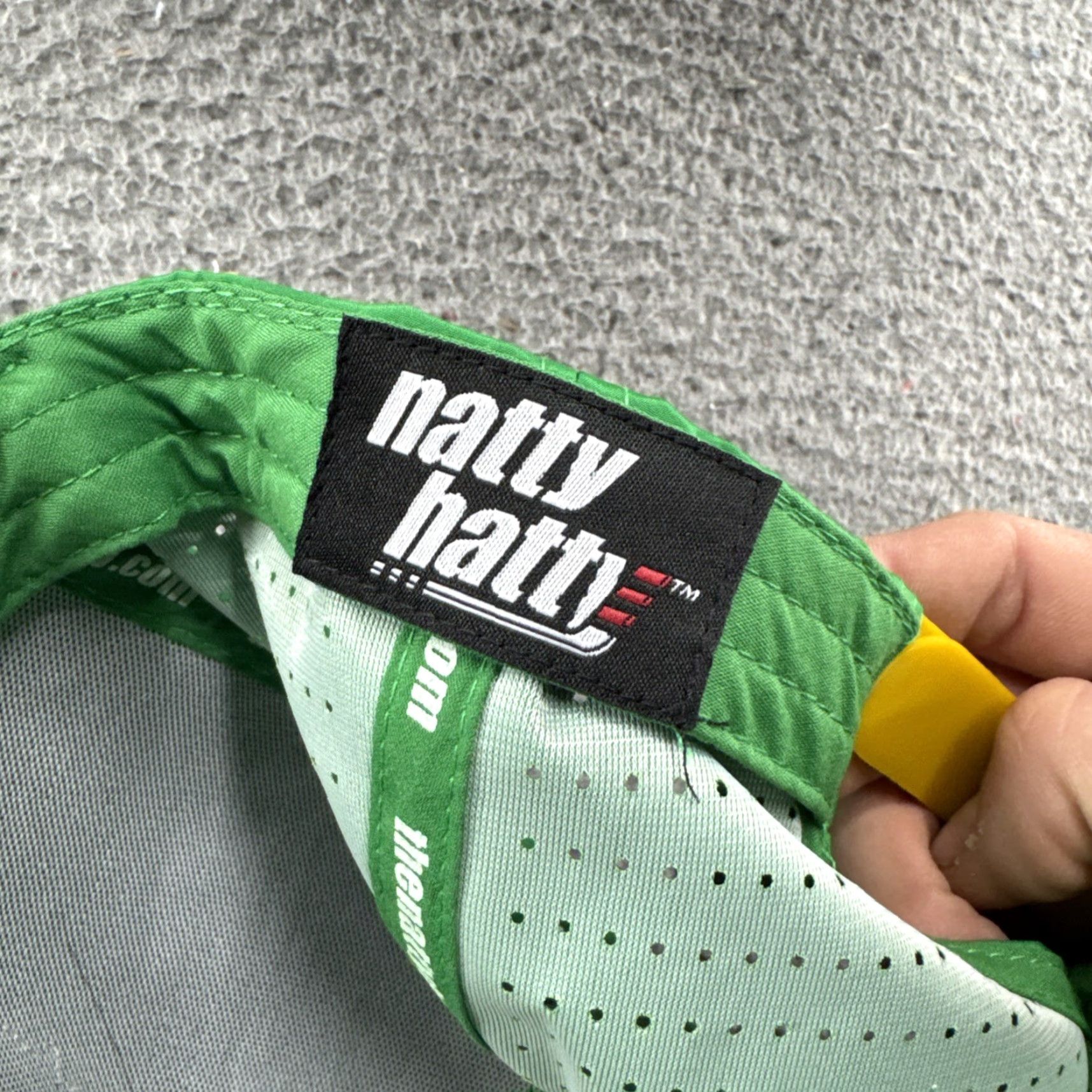Vintage Natty Hockey Hat SnapBack Green Hat Cap Vented Adjustable Varsity Baseball Cap Hat, One Size, Men Size ONE SIZE - 7 Thumbnail