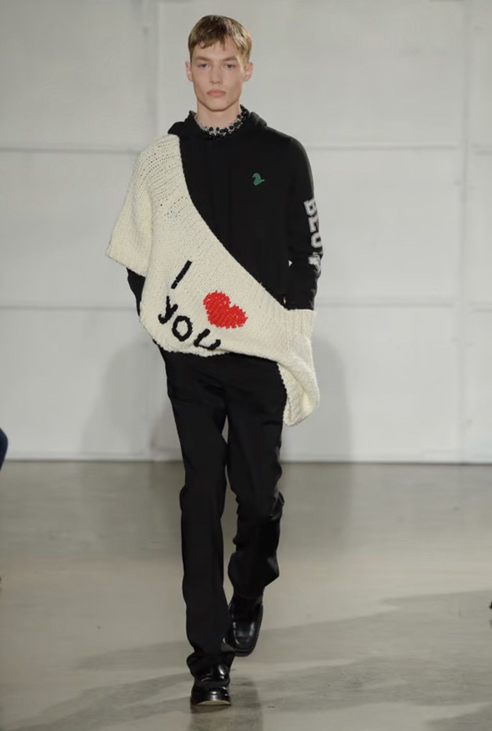 Raf Simons Raf Simons “I ❤️ You” Knit Sweater Size US S / EU 44-46 / 1 - 1 Thumbnail