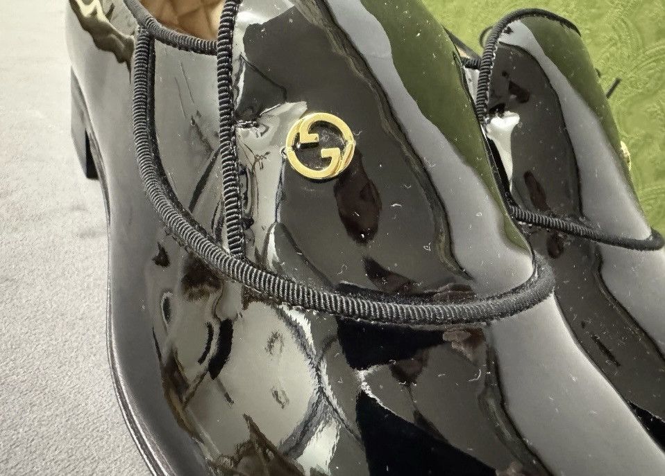 Gucci New Gucci Horsebit patent leather loafers. Sz G 7.5 $1200 Size US 8.5 / EU 41-42 - 6 Thumbnail