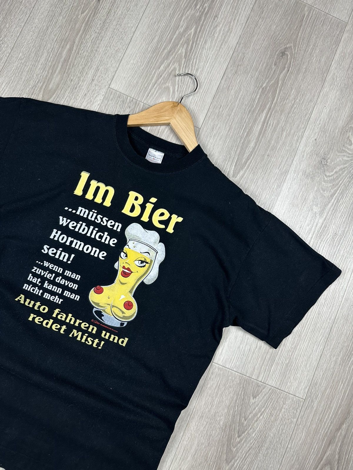 Vintage Beer T-Shirts Humor Vintage Crazy Logo Size US XL / EU 56 / 4 - 2 Thumbnail