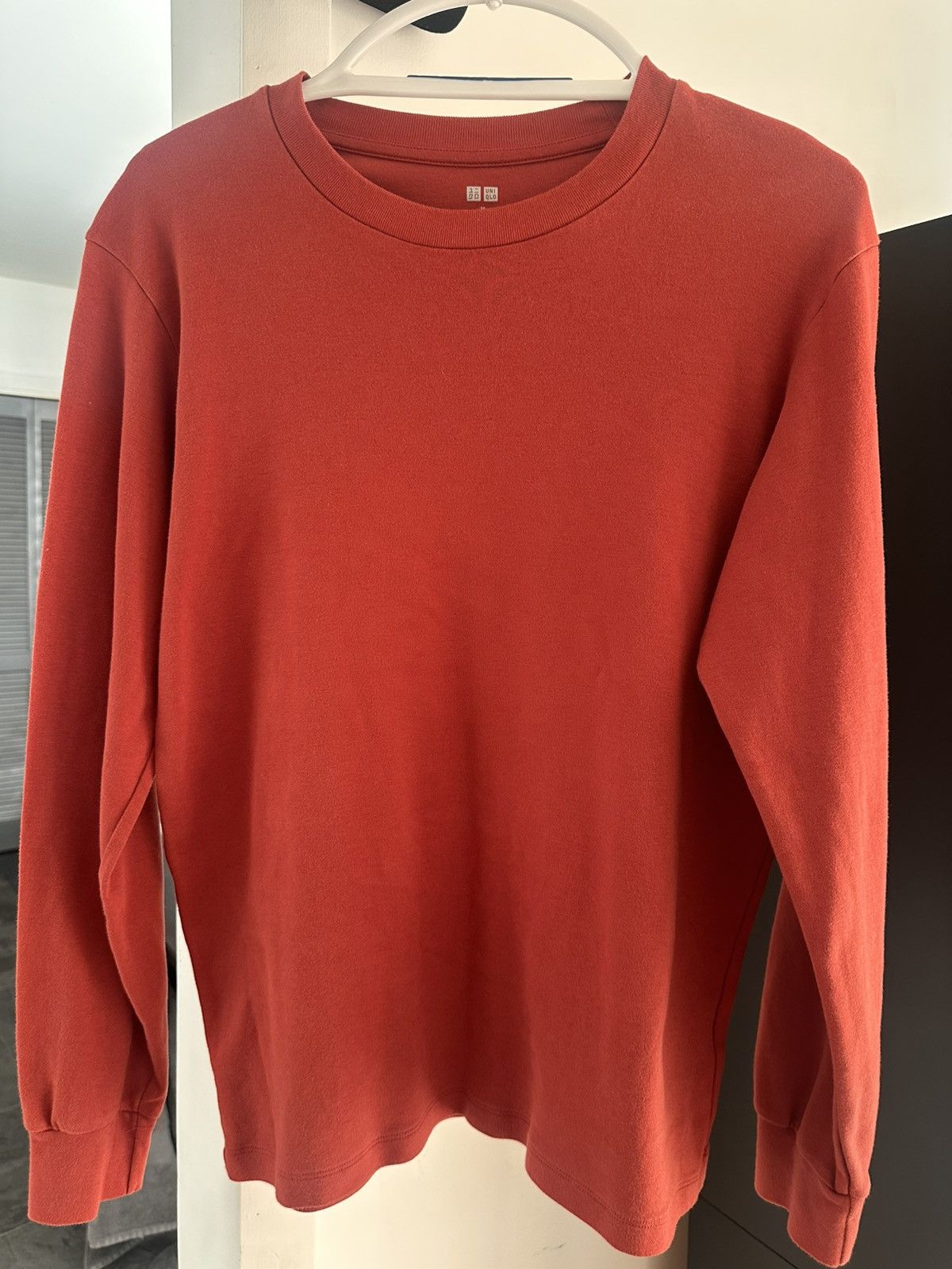 Uniqlo Medium Orange Uniqlo Long Sleeve Size US M / EU 48-50 / 2 - 2 Thumbnail