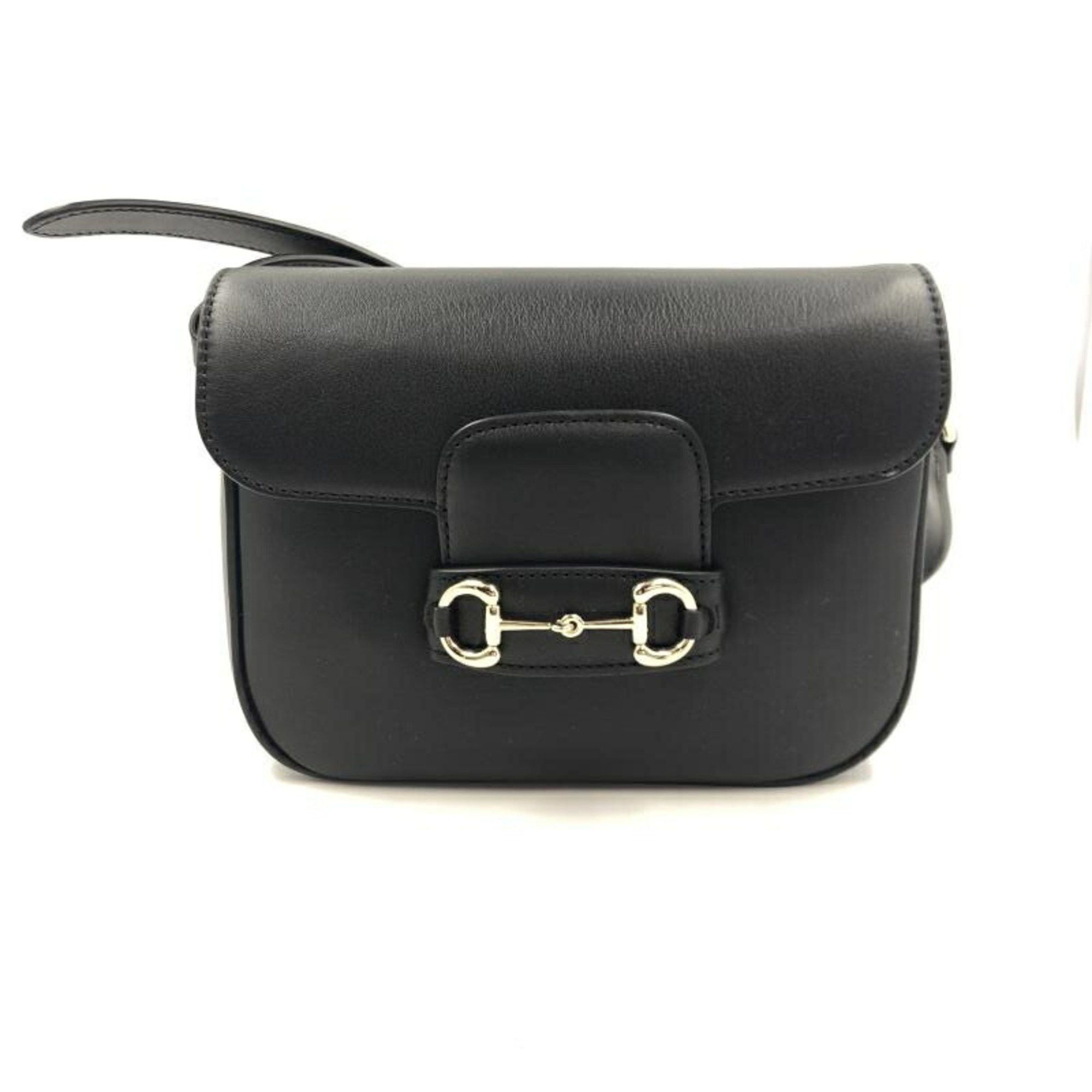 Gucci Horsebit 1955 Shoulder Bag 815205 Black Gucci, Women's
