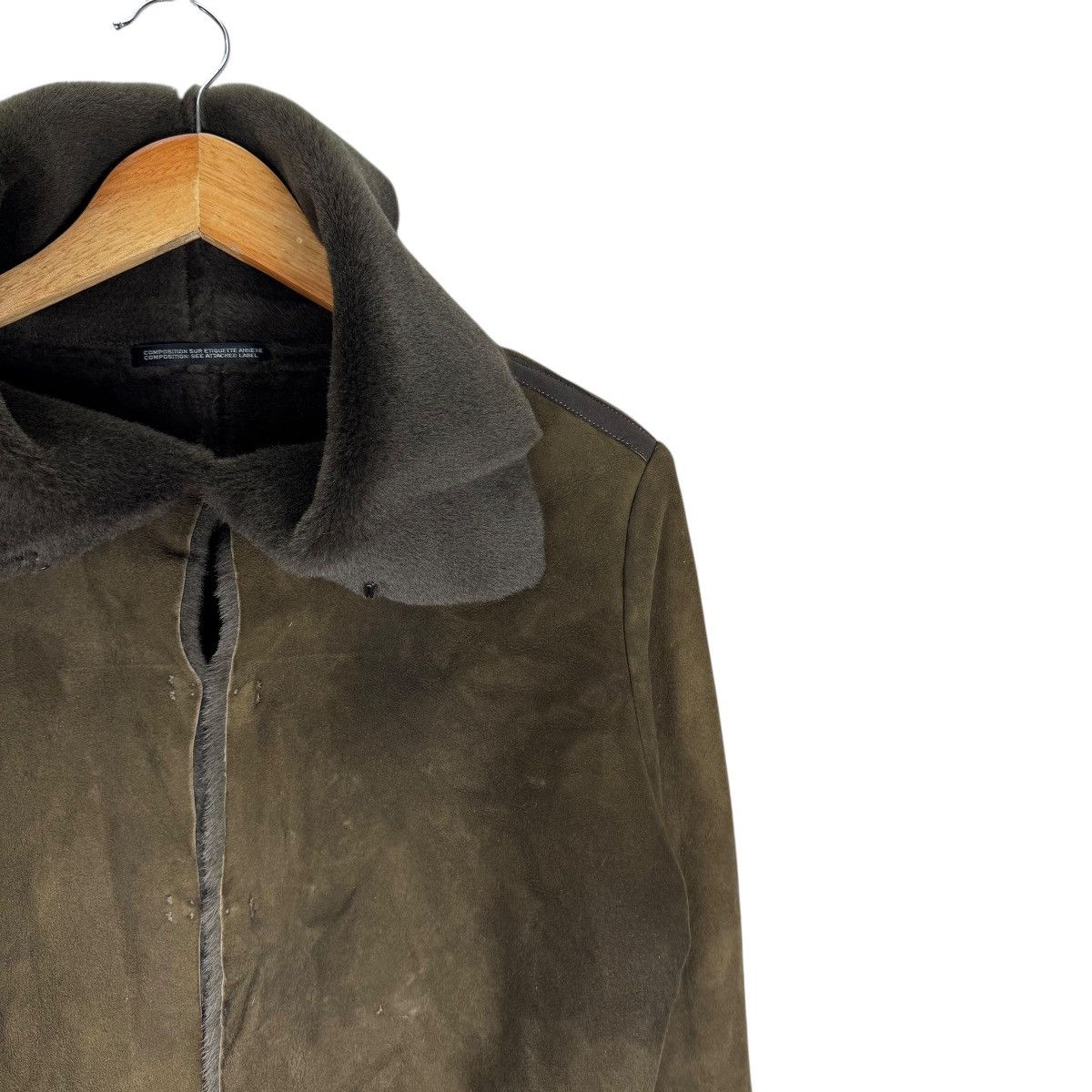 Yohji Yamamoto 🔥YOHJI YAMAMOTO SIGNATURE MOLESKIN CROP JACKET Size S / US 4 / IT 40 - 5 Thumbnail