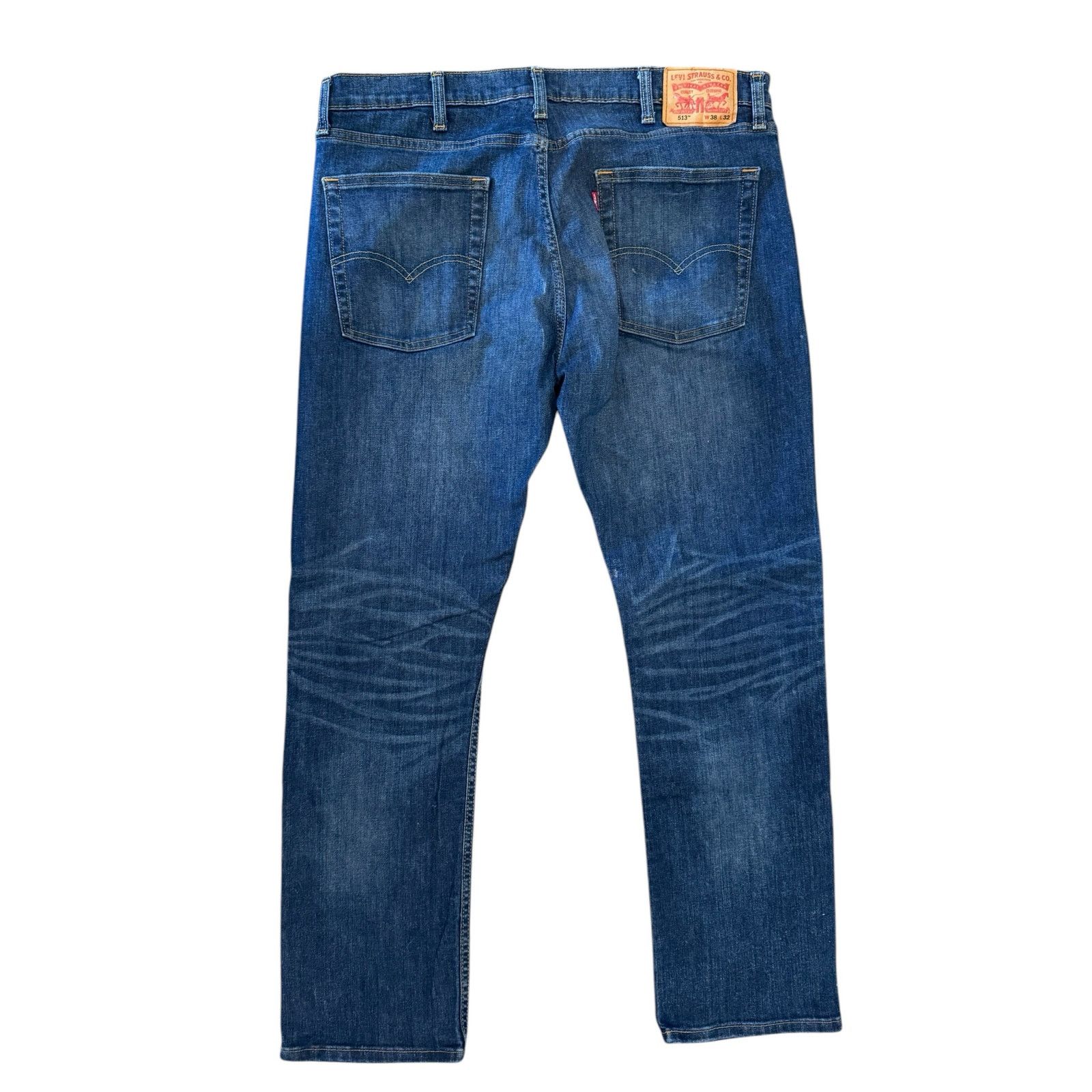 Levi's Levi’s Men's 513 Slim Straight Denim Pants W38xL32 Stretch Size US 38 / EU 54 - 4 Thumbnail