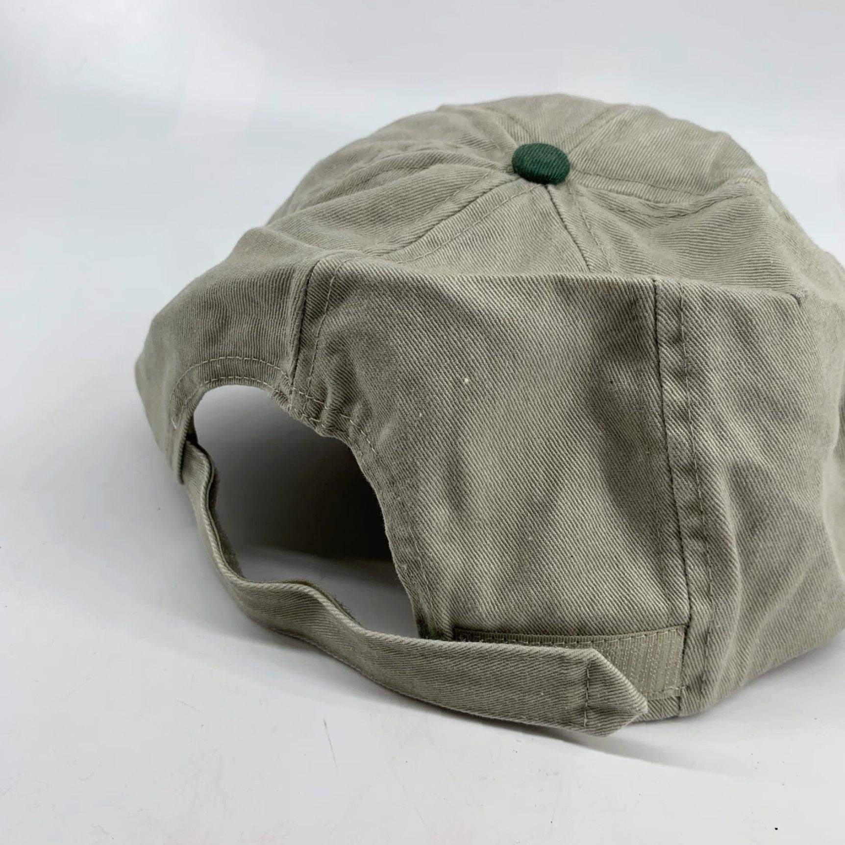 Vintage Sansegal Sportswear Snapback Cap Men's Green Beige One Size Adjustable Stripe? Wait. Size ONE SIZE - 3 Thumbnail