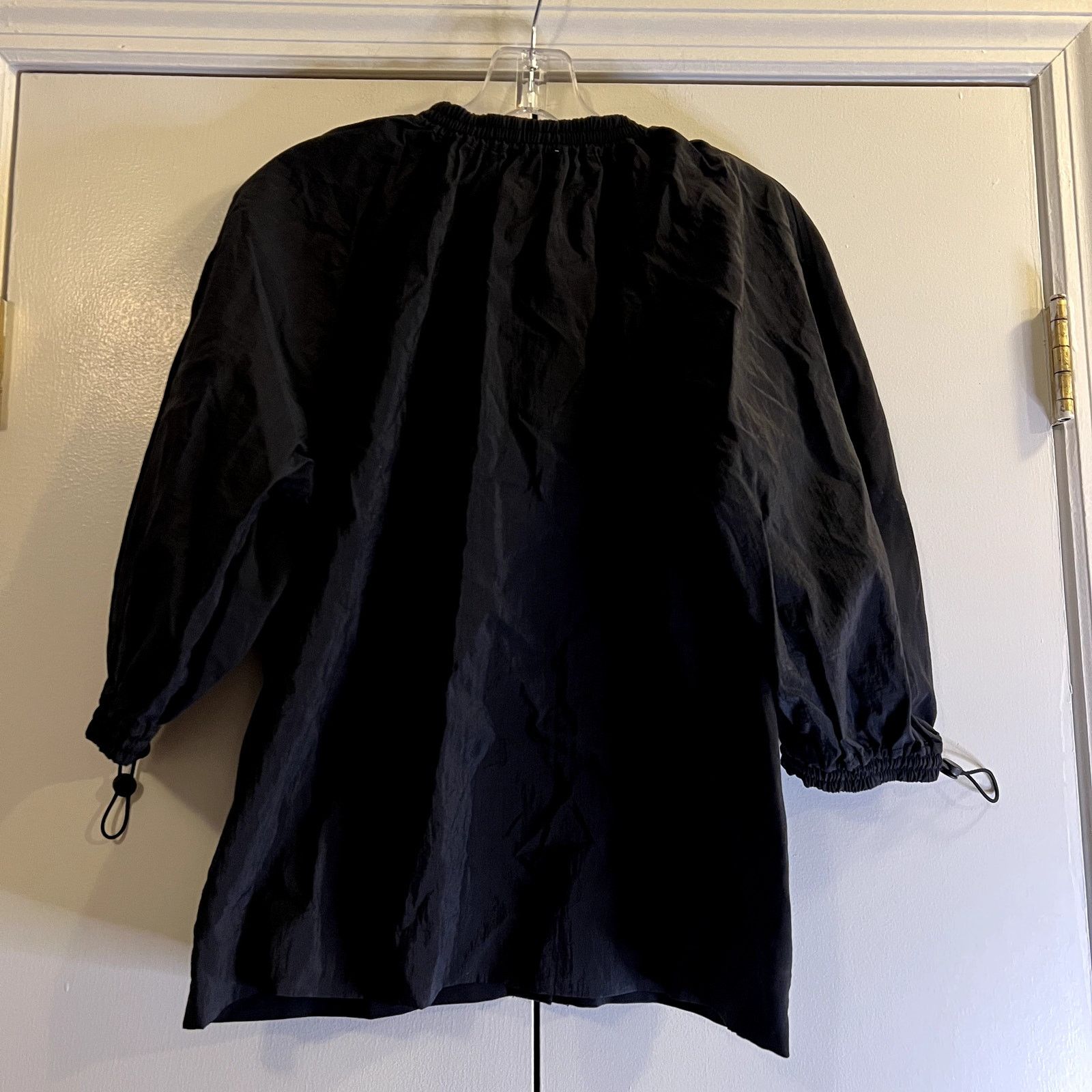 Cos COS Button Black Blouse size S Cotton Crew neck 3/4 Sleeve Size S / US 4 / IT 40 - 6 Thumbnail