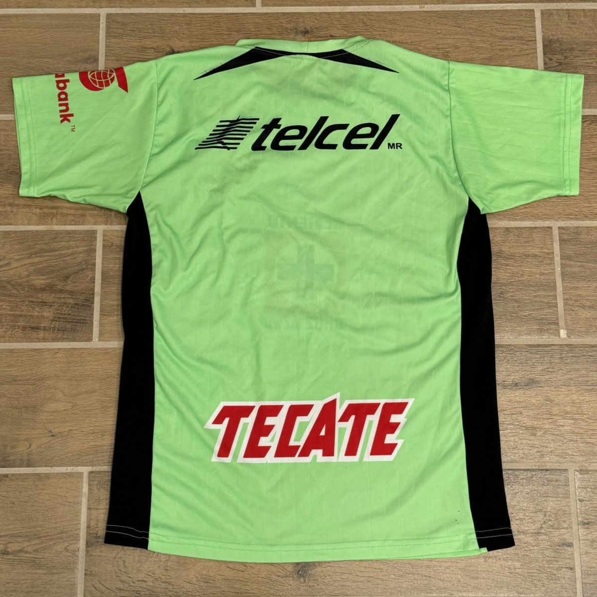 2014/2015 Cemento Cruz Azul Soccer Futbol Green Third Jersey