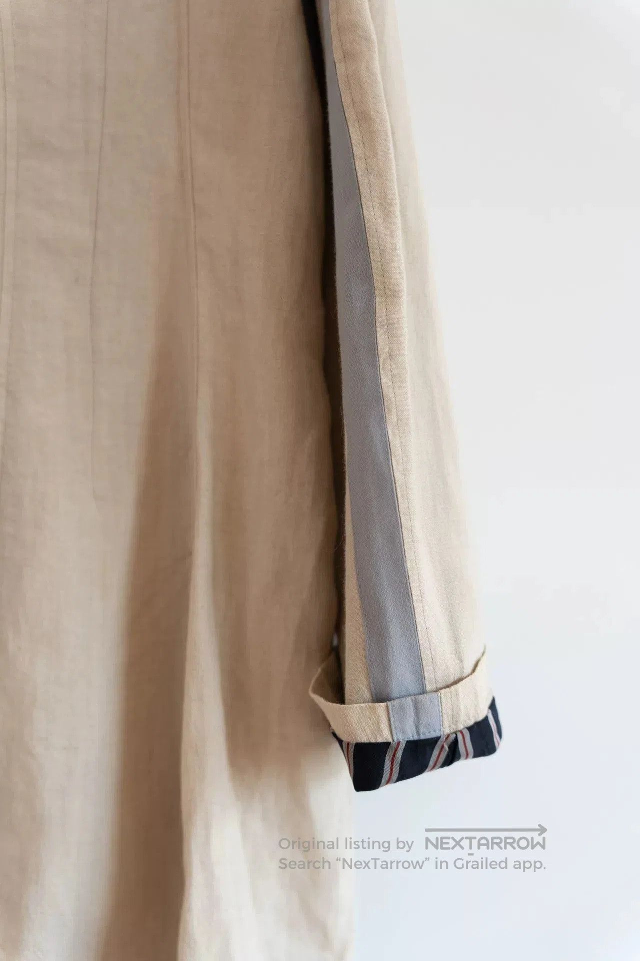 Yohji Yamamoto beige long linen suit jacket by Yohji Yamamoto. Size US M / EU 48-50 / 2 - 6 Thumbnail