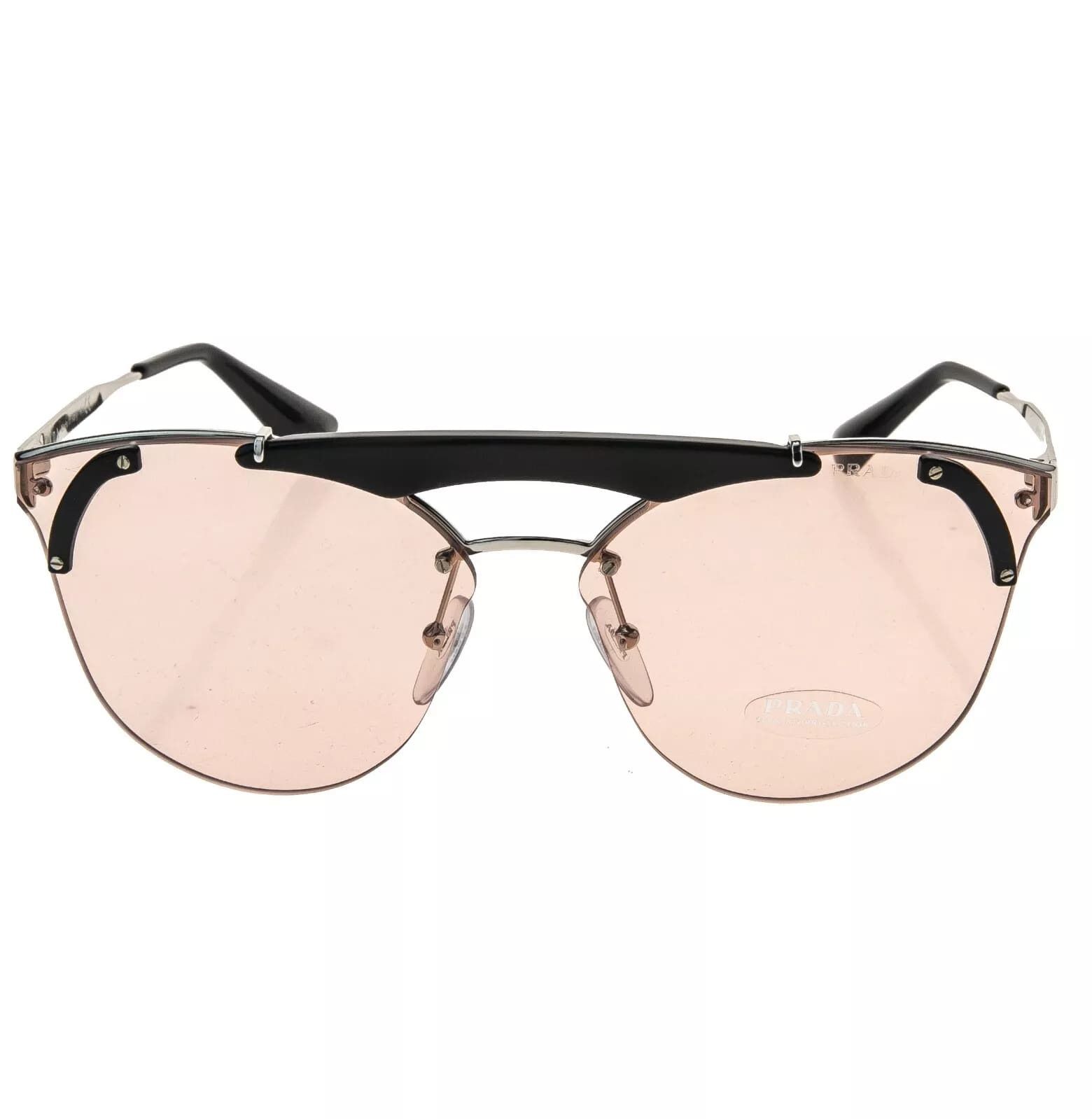 Prada PRADA ORNATE Runway Sunglasses 53U Silver Pink PR53US 53US Size ONE SIZE - 11 Thumbnail