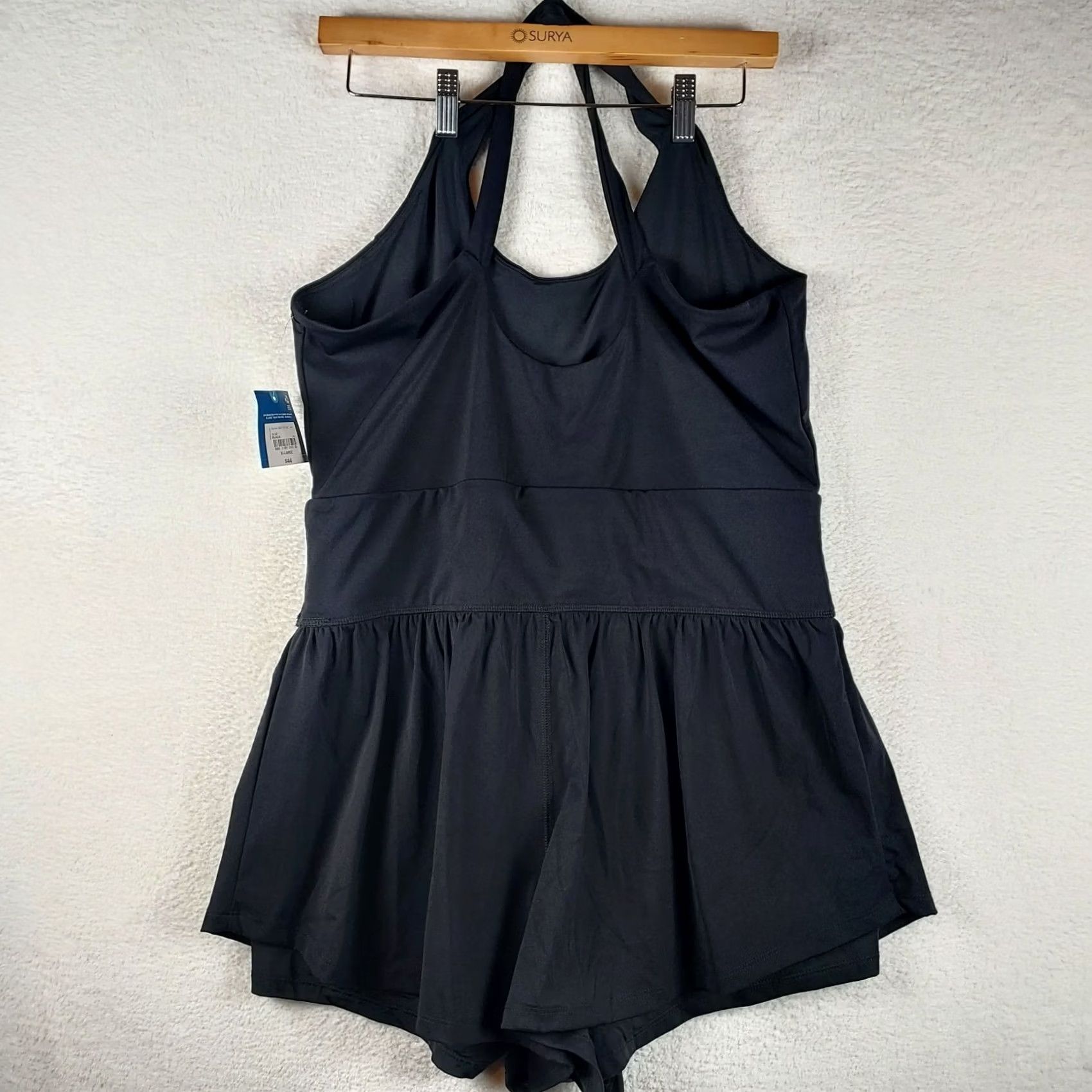 Vintage Arizona Jean Co. Women’s XL Black Skort Romper One-Piece Playsuit NWT Activewear Size 40" / US 18 - 7 Thumbnail