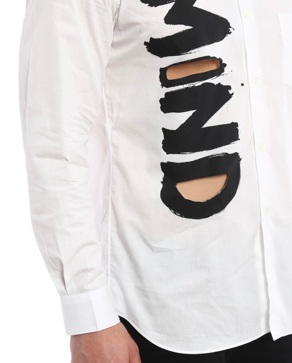 Comme des Garcons Comme Des Garcons Writing White Shirt Size US M / EU 48-50 / 2 - 3 Thumbnail