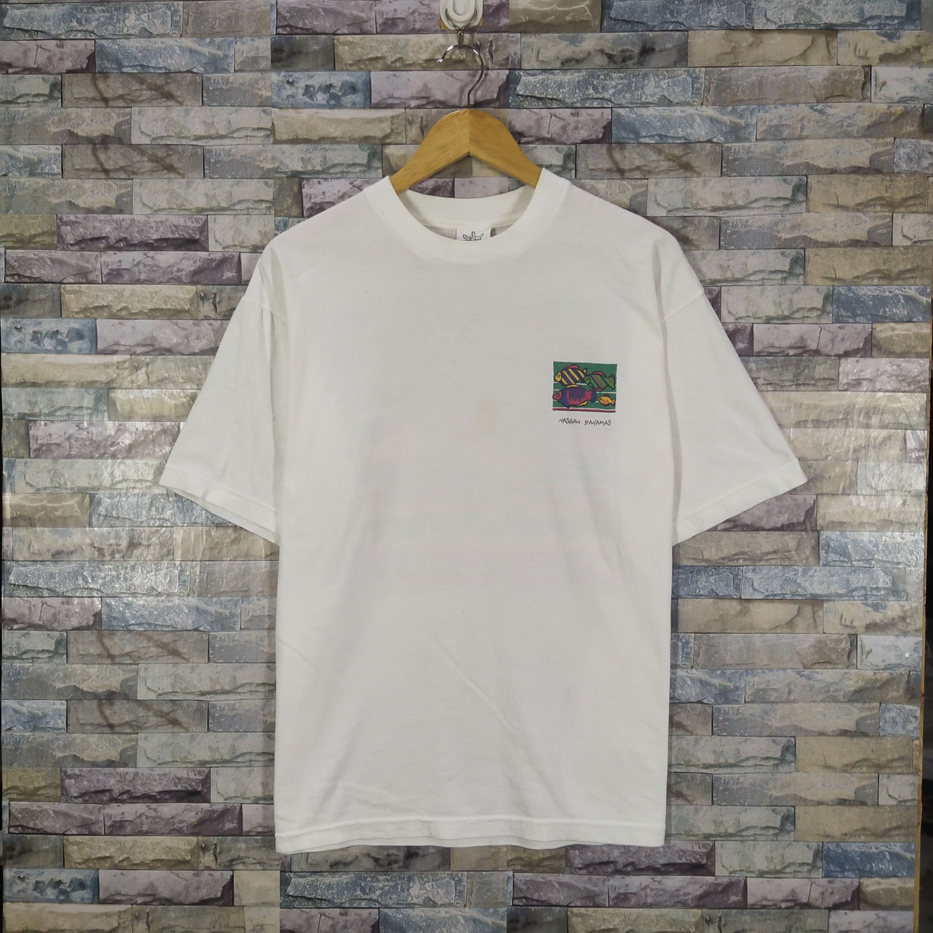 Vintage Vintage Art 90s Nassau Bahamas Fish Size US L / EU 52-54 / 3 - 4 Thumbnail