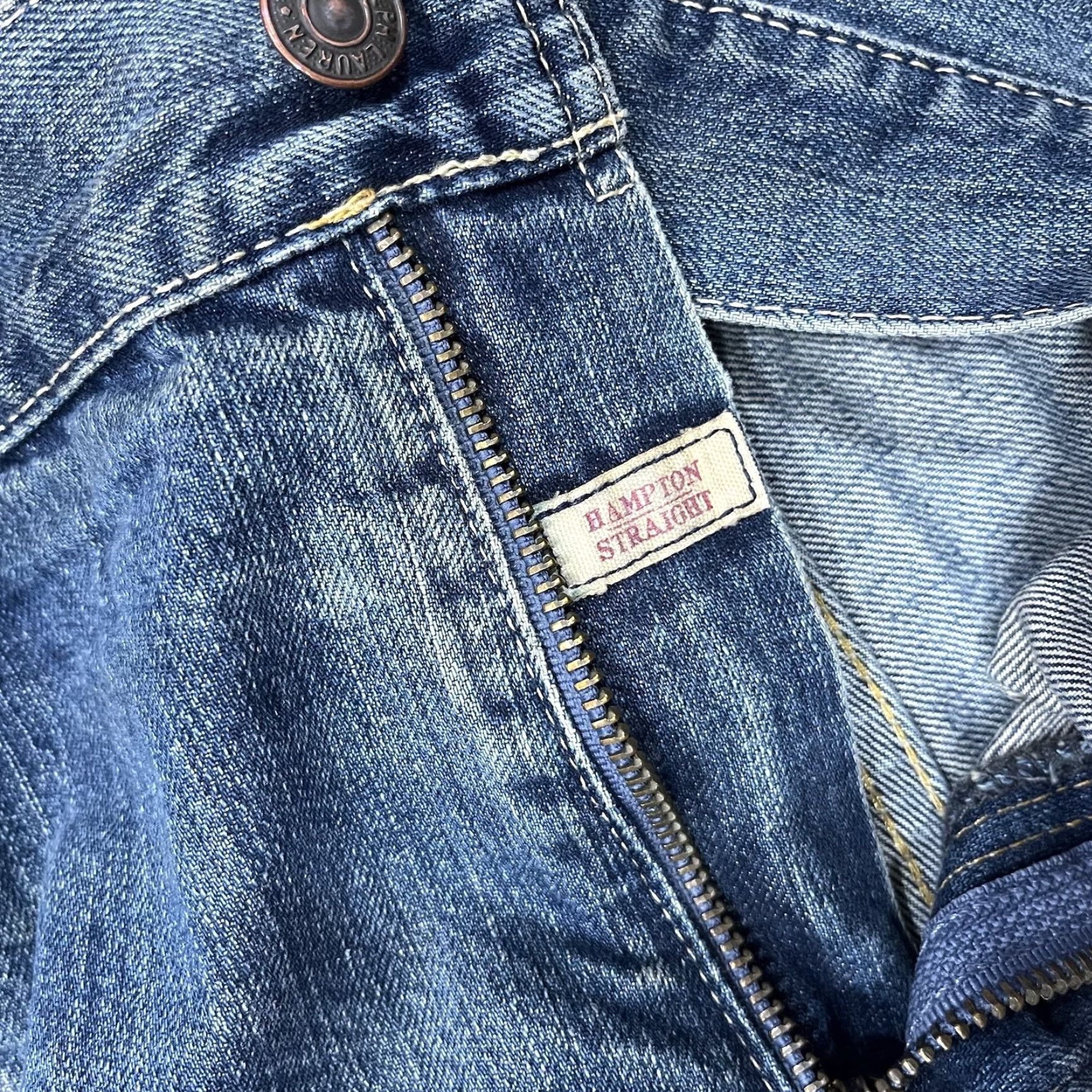 Polo Ralph Lauren Polo Ralph Lauren Hampton Straight Denim Jeans Men Size 36 x 34 Blue Cotton Denim 5-Pocket Design Regular Fit Mens Size US M / EU 48-50 / 2 - 4 Thumbnail