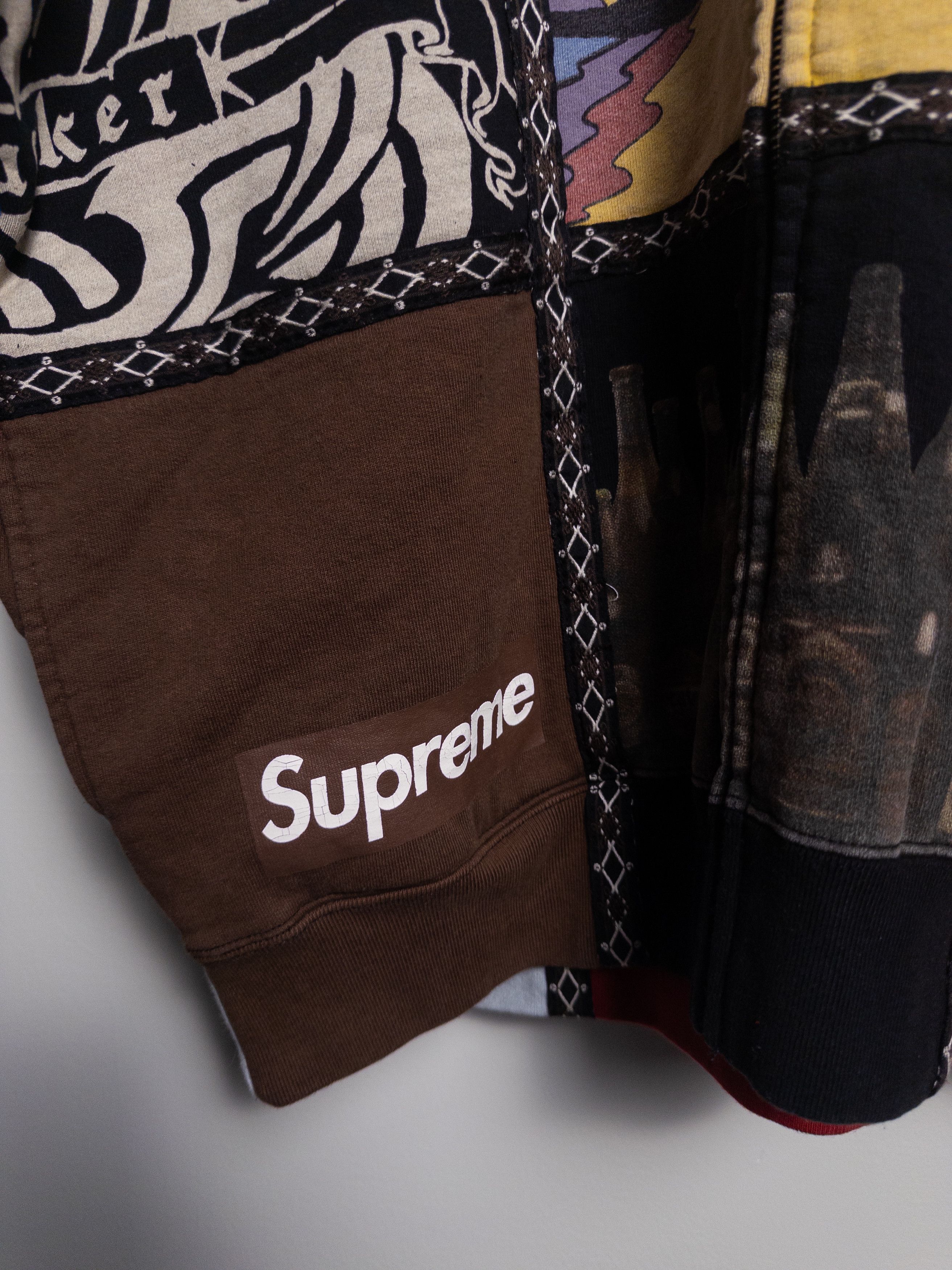 Number (N)ine × Supreme PATCHWORK ZIP HOODIE Size US L / EU 52-54 / 3 - 8 Thumbnail