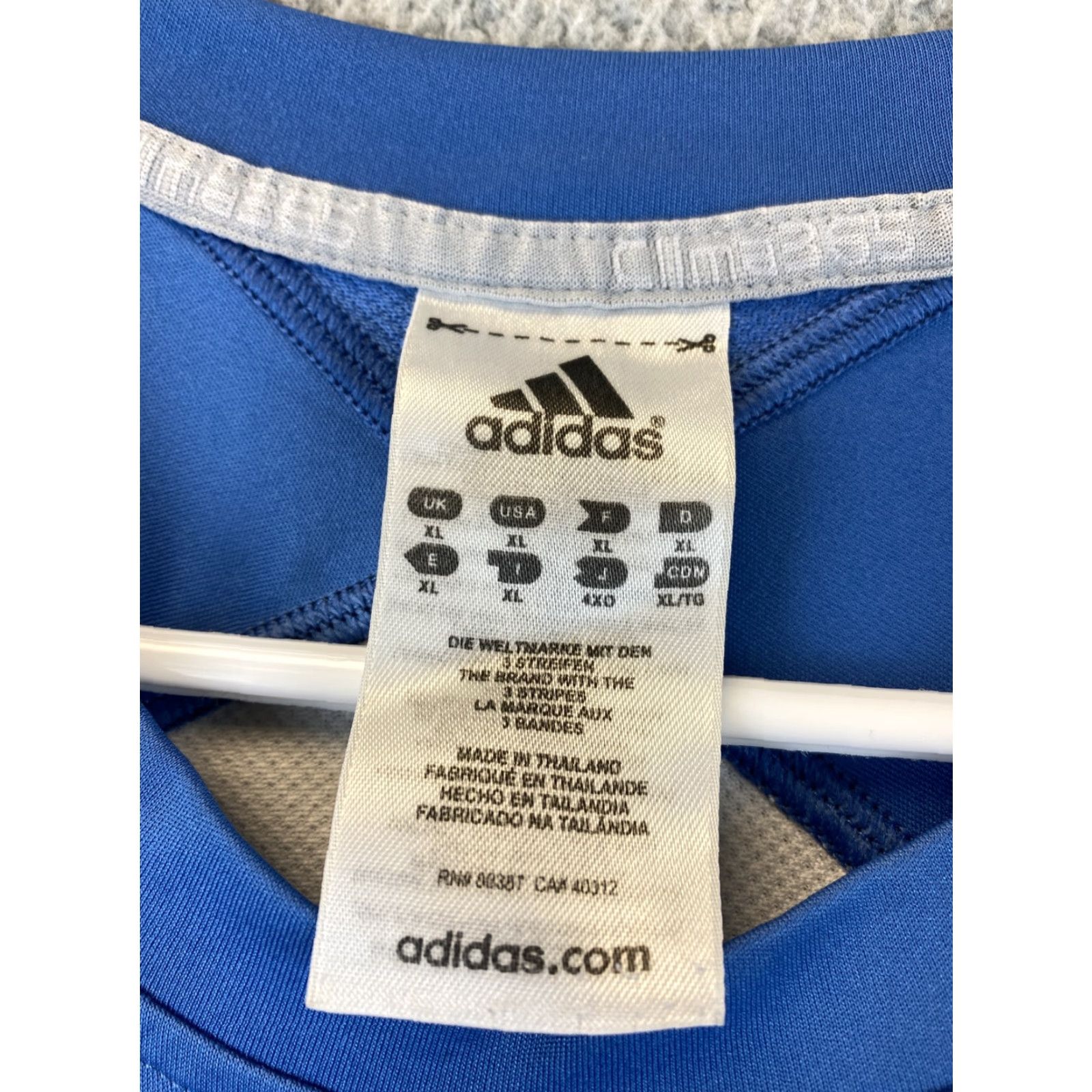 Adidas Adidas Adidas 81-1 Mens Soccer T Shirt Medium XL Blue / 81-1 Men's Size US XL / EU 56 / 4 - 3 Thumbnail