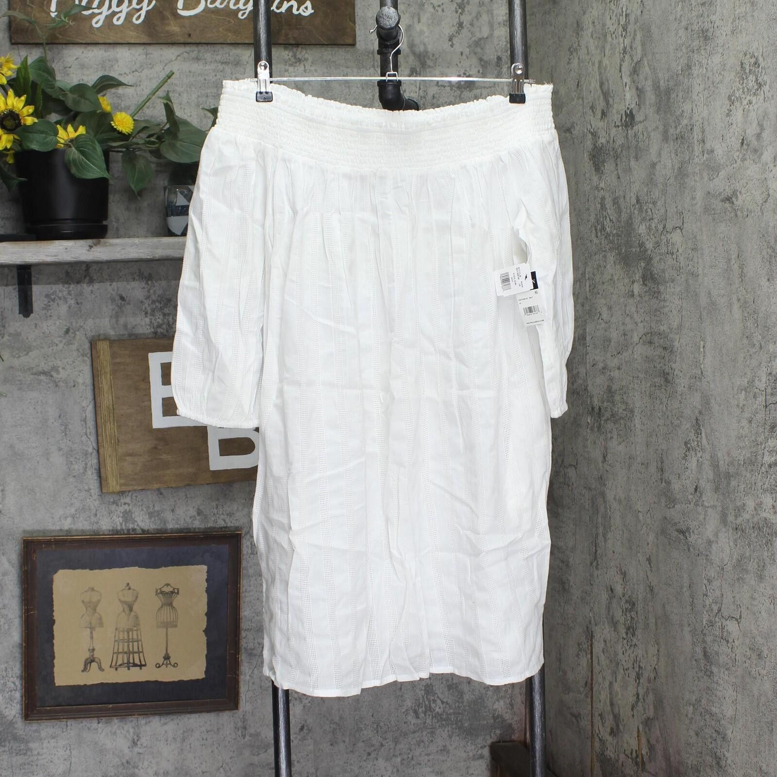 Lauren Ralph Lauren Nwt Lauren Ralph Lauren White Off The Shoulder Dress 2x Size XXL / US 16-18 / IT 52-54 - 1 Thumbnail