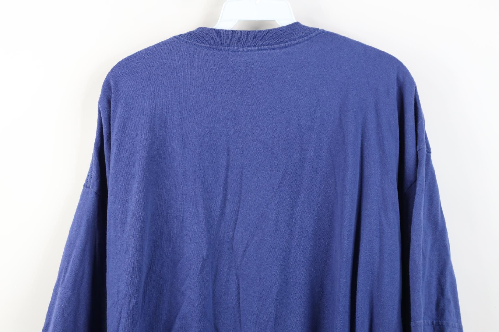 Vintage Vintage 90s Y2K Streetwear NYC New York City T-Shirt Blue Size US XXL / EU 58 / 5 - 13 Thumbnail