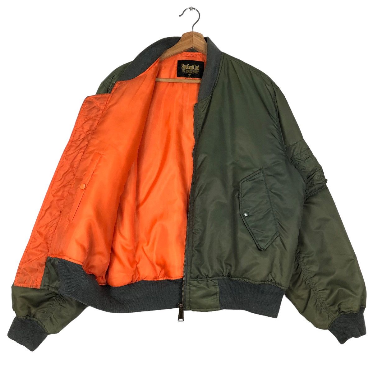 Japanese Brand 🔥90’s Riot Riot Reversible Bomber Jacket Stou Gent Club Size US M / EU 48-50 / 2 - 8 Thumbnail