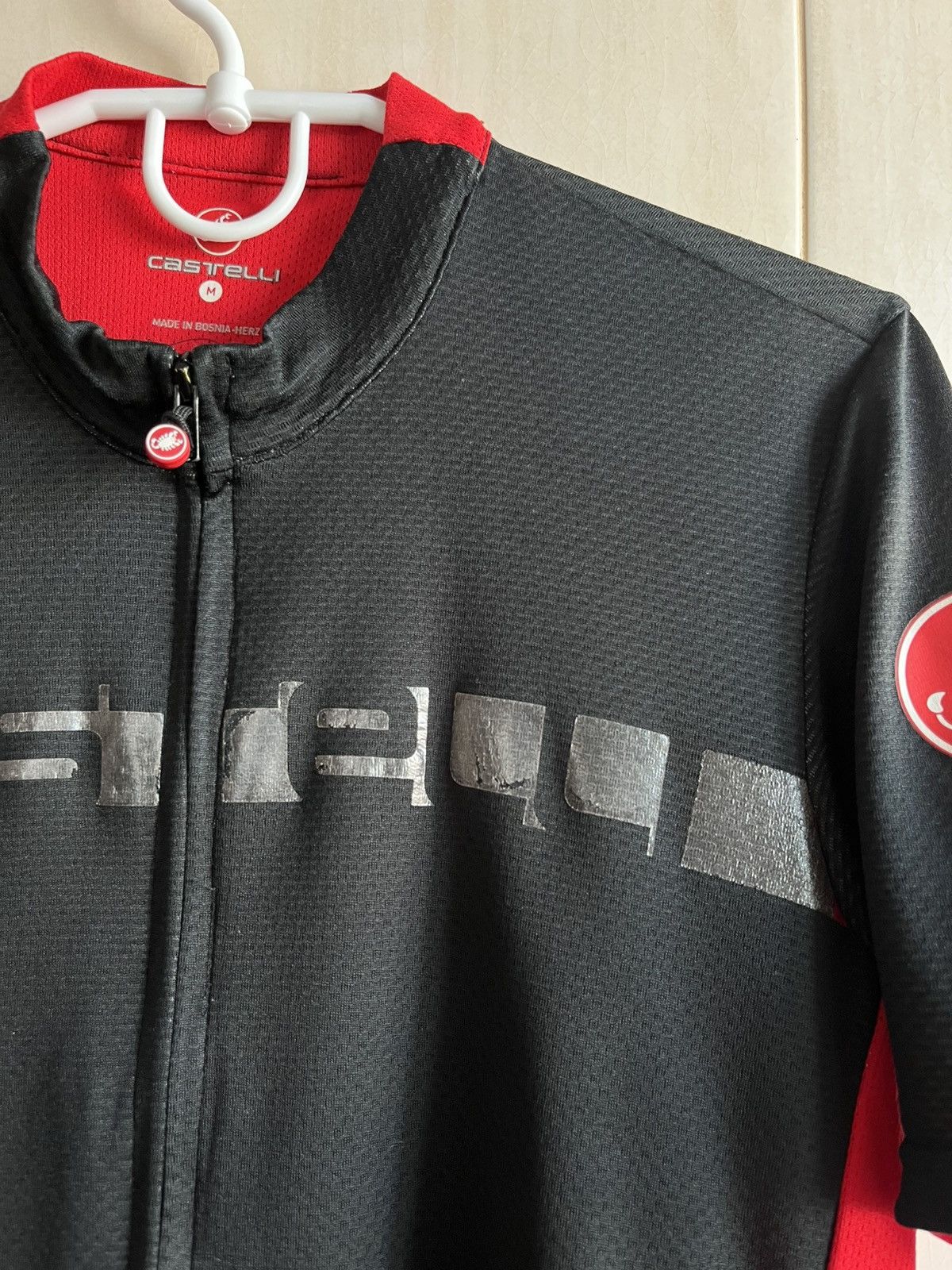 Other Castelli Cycling Jersey Black Red Medium Size US M / EU 48-50 / 2 - 5 Thumbnail