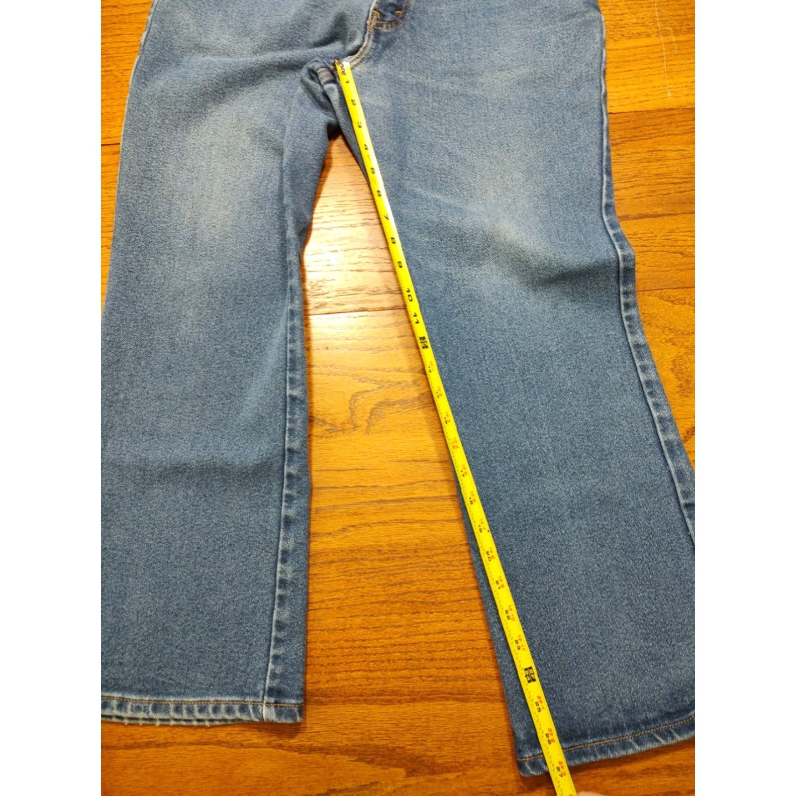 Levi's VINTAGE Levi’s 517 Jeans Denim Bootcut Mens 33x27 Blue 80s 90s Workwear Levi’s Logo 5-Pocket Design Zip Size US 33 - 7 Thumbnail