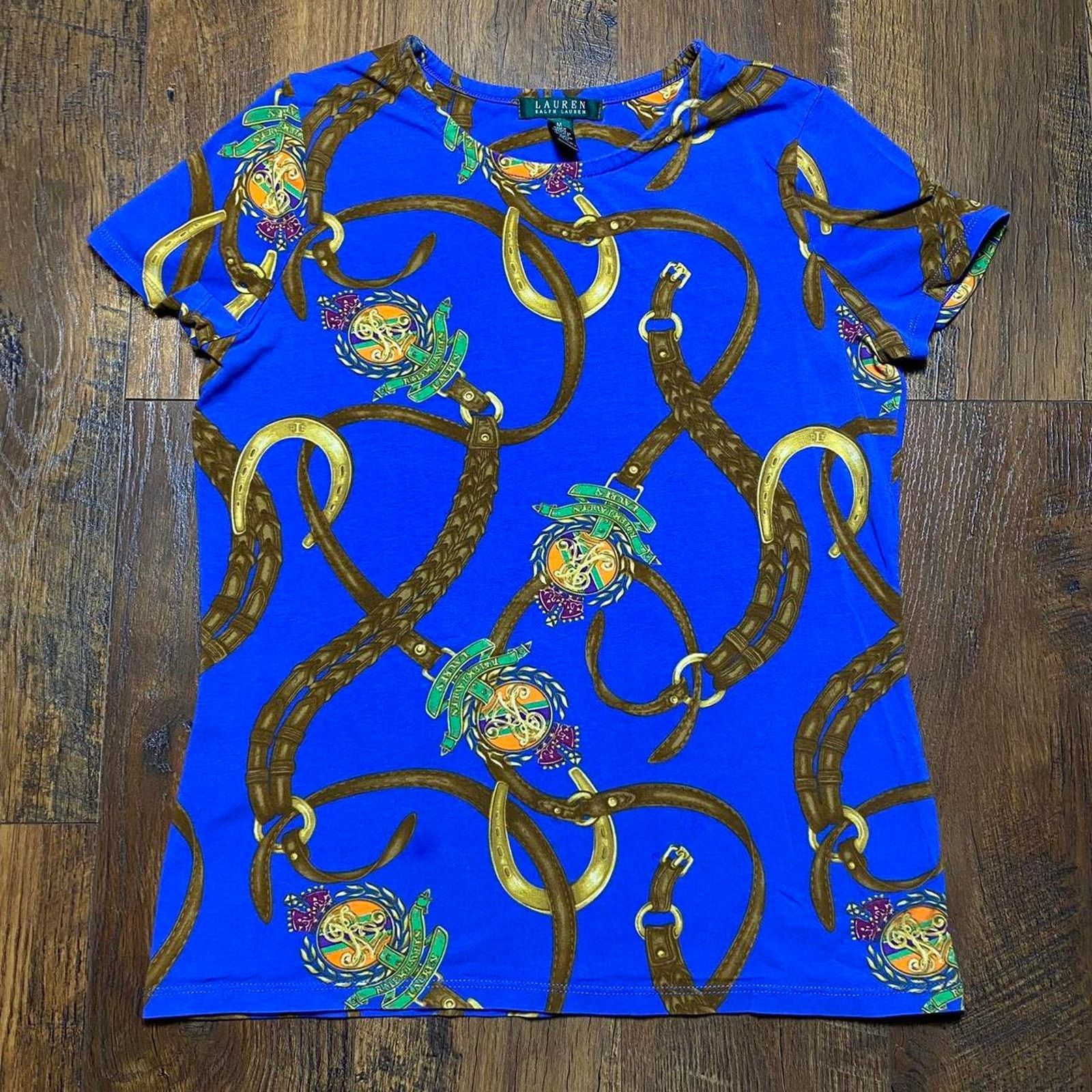 Ralph Lauren Blue ralph lauren equestrian aop Size M / US 6-8 / IT 42-44 - 1 Thumbnail