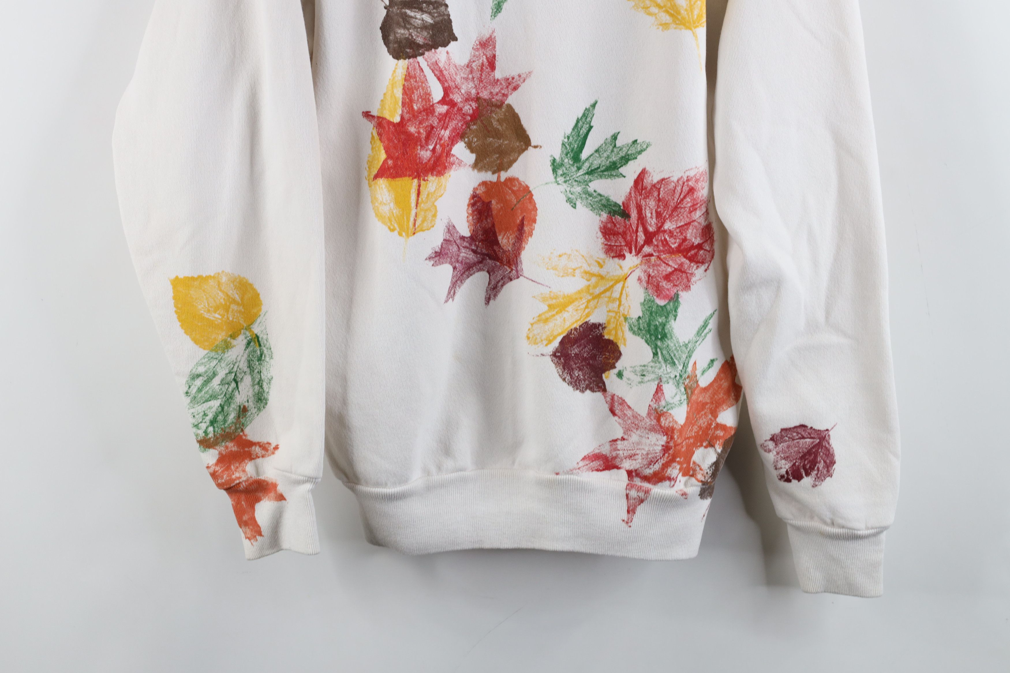 Vintage Vintage 70s 80s Streetwear Nature Leaf Sweatshirt USA Size L / US 10 / IT 46 - 3 Thumbnail