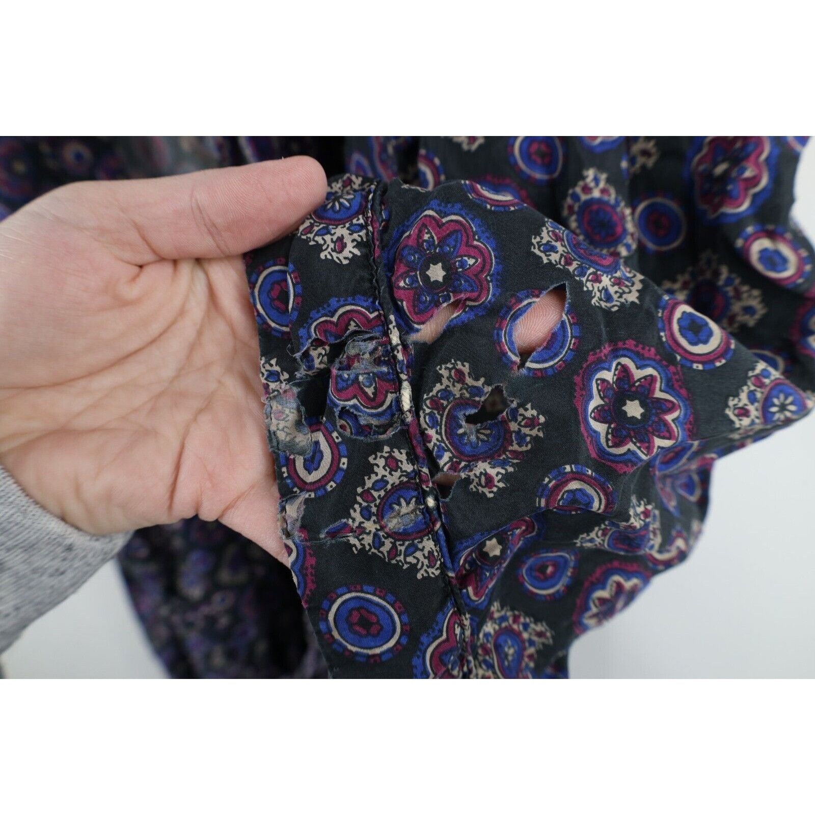 Vintage Vintage 90s Streetwear Mens One Size Faded Belted Geometric Size US L / EU 52-54 / 3 - 7 Thumbnail