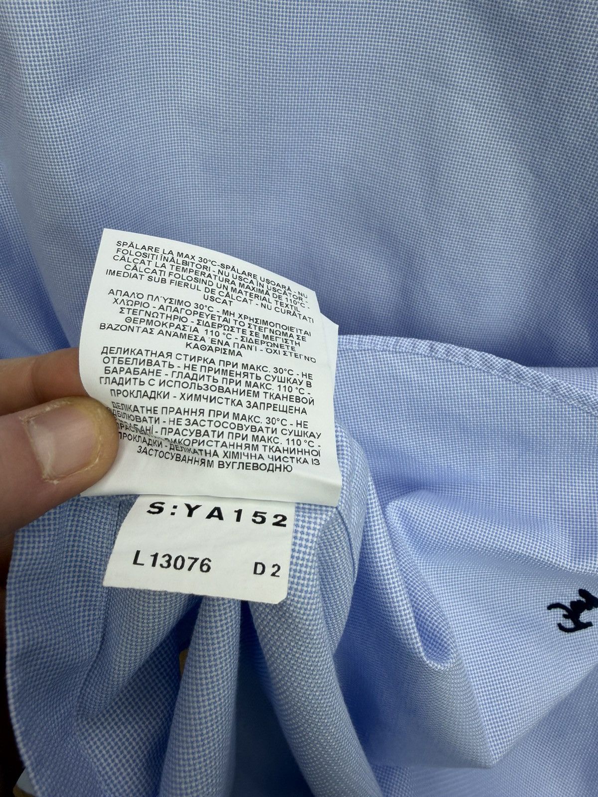 Fay Fay Light Blue Shirt 100% Cotton Size 41/16 Size US L / EU 52-54 / 3 - 11 Thumbnail