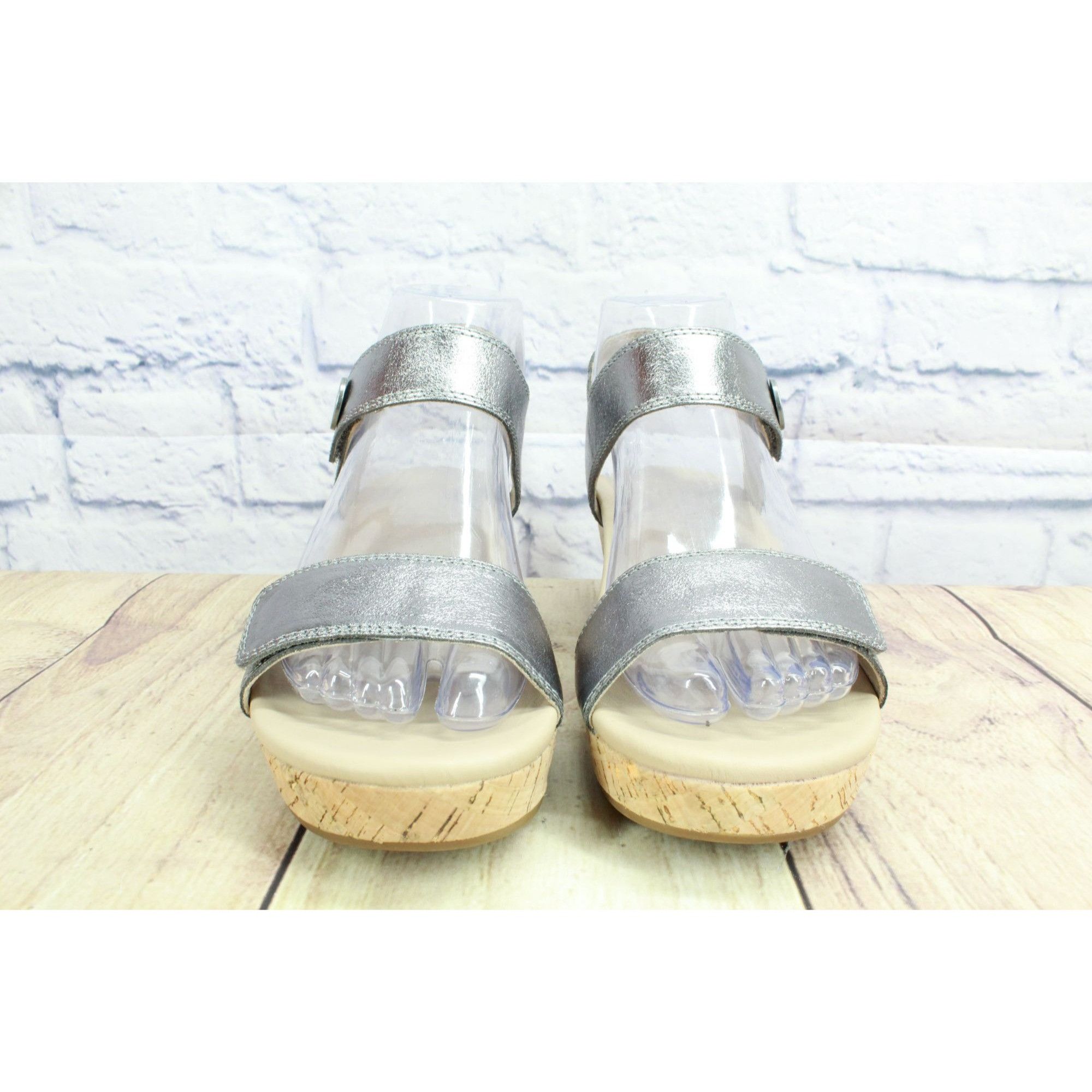 Leather × Other Abeo Cora Hook & Loop Casual Cork Wedge Sandals Size 6 Size US 6 / IT 36 - 4 Thumbnail