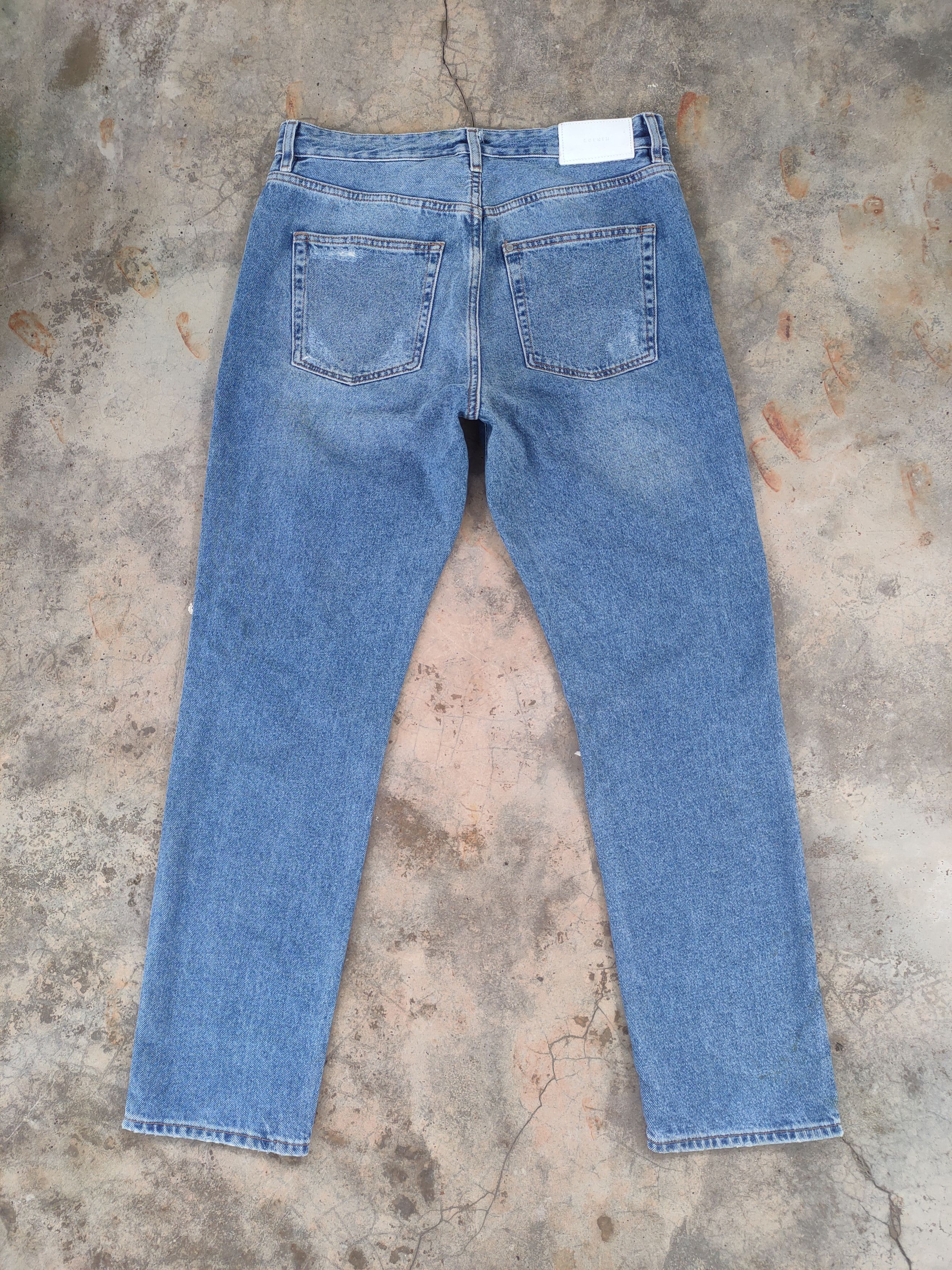Japanese Brand W32 VINTAGE DENIM DISTRESSED FADED JEANS PANTS Size US 32 / EU 48 - 10 Thumbnail