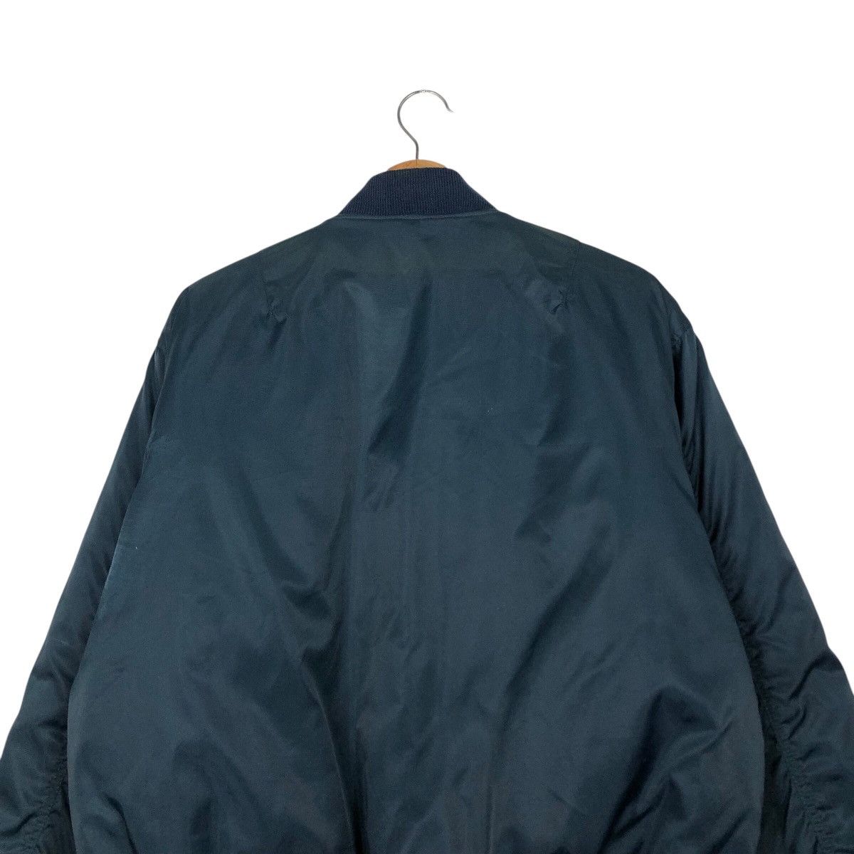 Japanese Brand 📌Vintage Reversible Bomber Jacket Ma-1 Phantom Military Size US L / EU 52-54 / 3 - 12 Thumbnail