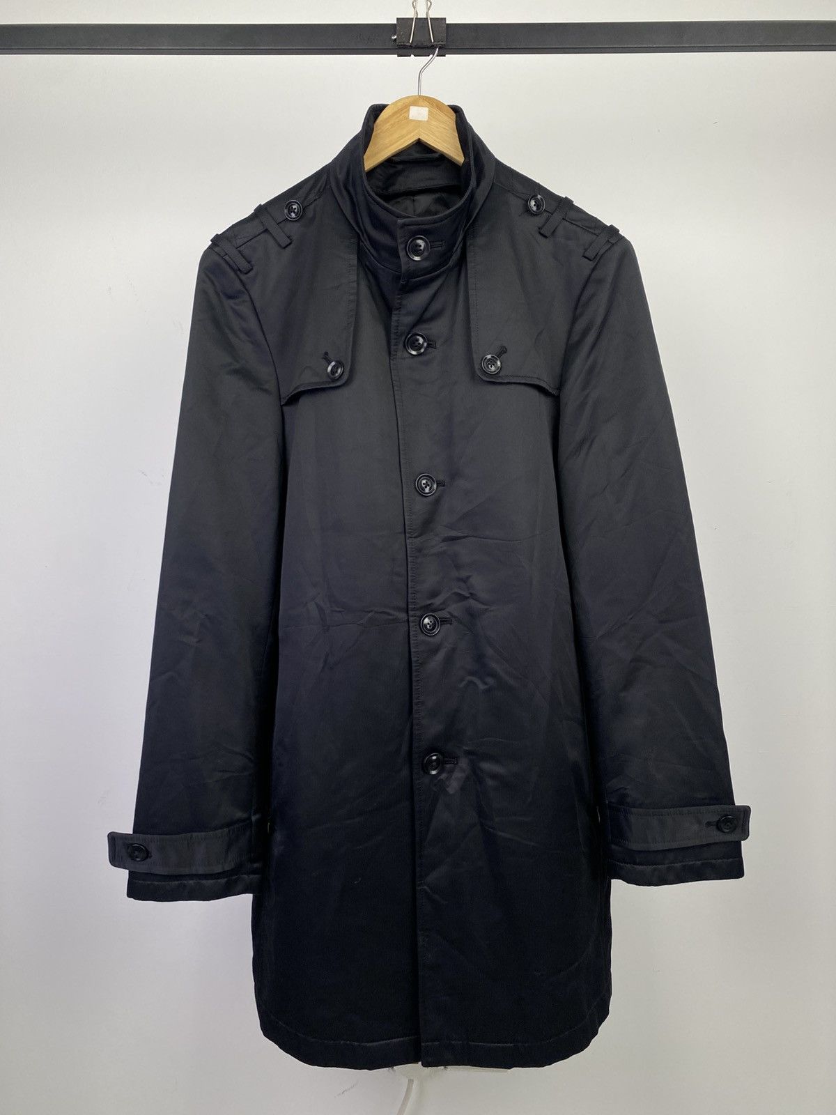Japanese Brand Tete due by Kazutaka Katoh nylon Trench Coat Size US L / EU 52-54 / 3 - 1 Thumbnail